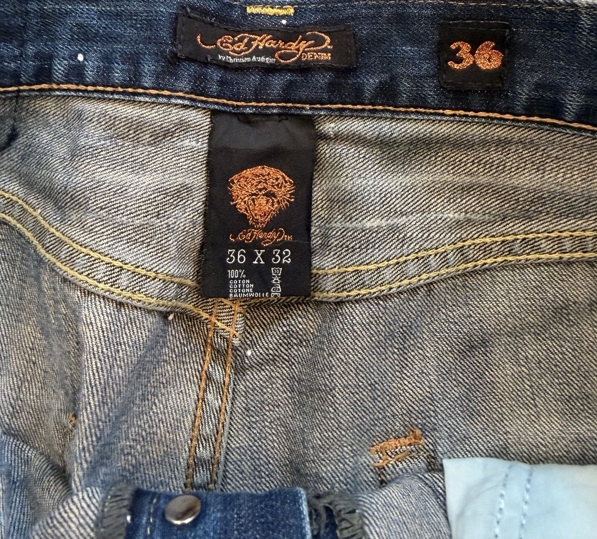 Ed Hardy Vintage Twin Skulls Ed Hardy Jeans Size US 36 / EU 52 - 5 Thumbnail