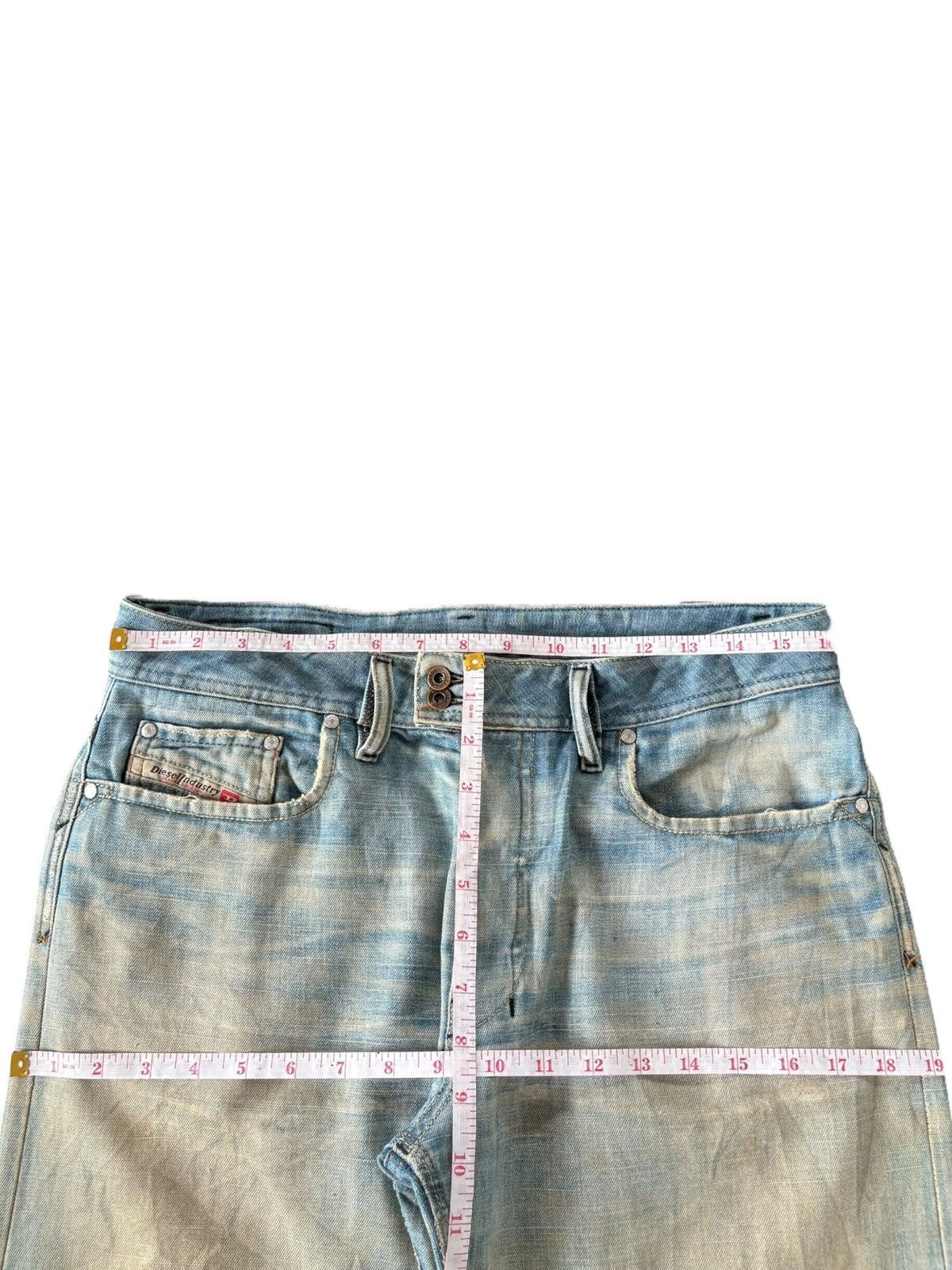 Diesel Vintage Italy Diesel Mud Wash Distressed Baggy Jeans Size US 32 / EU 48 - 7 Thumbnail