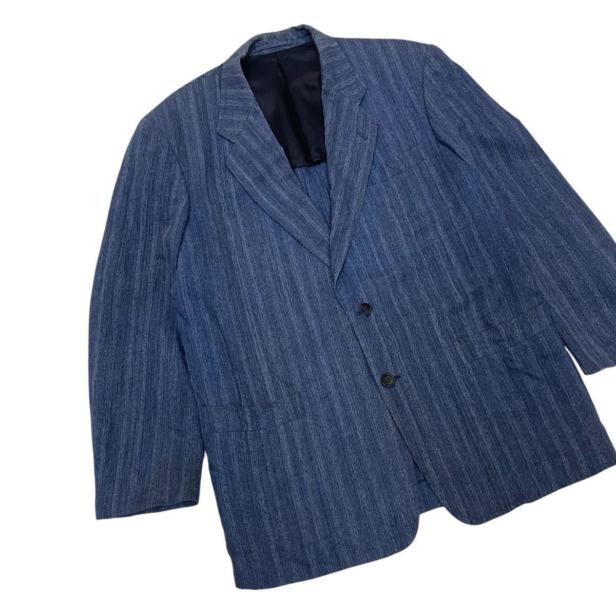 Lanvin Vintage Lanvin Paris Striped Jacket Size US M / EU 48-50 / 2 - 6 Thumbnail
