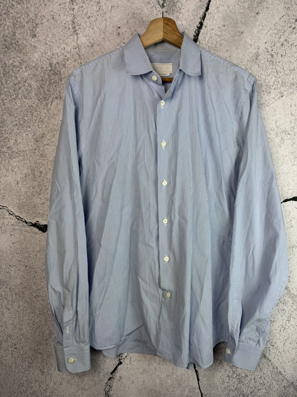 Prada Prada Striped Formal Shirt Button Oxford Size US L / EU 52-54 / 3 - 1 Thumbnail