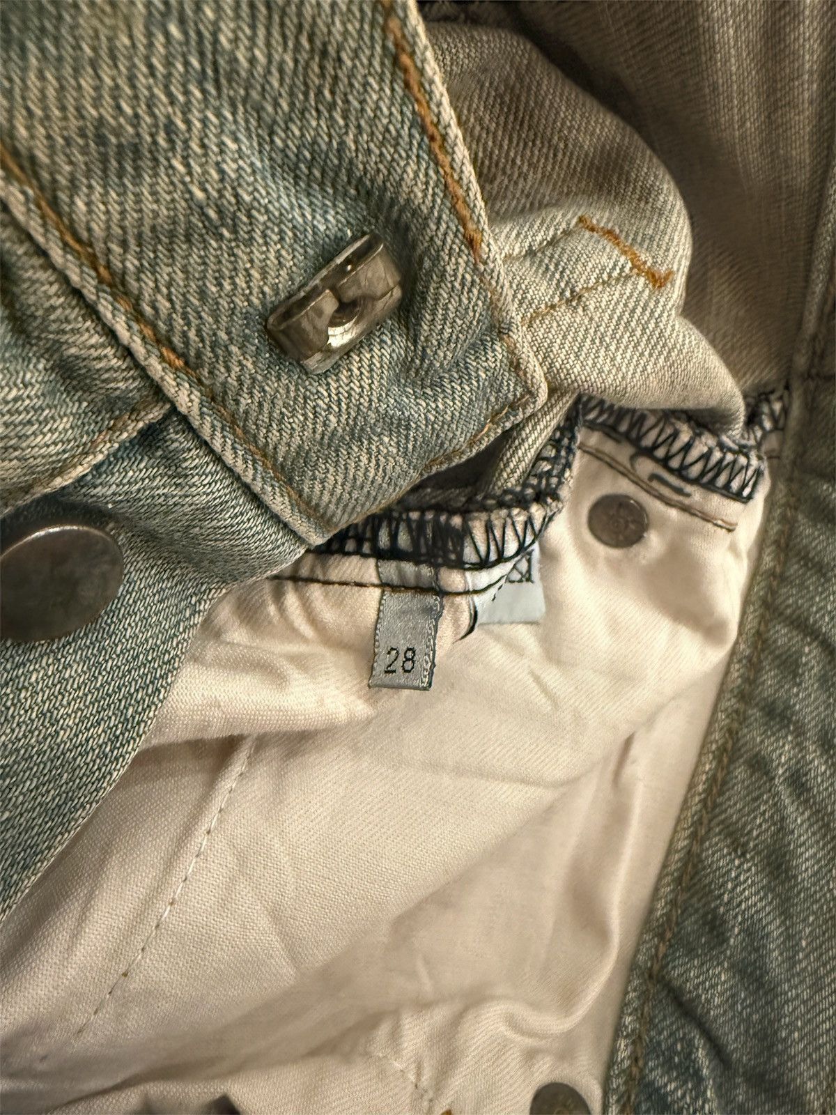 Dior Dior Waxed Bleu Clair Denim Size US 28 / EU 44 - 6 Thumbnail