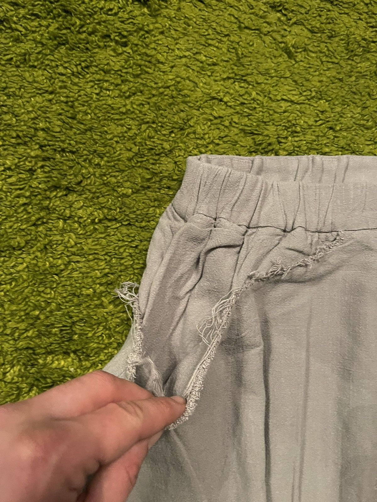 Hysteric Glamour × If Six Was Nine Eigensinnig Wien Sloterdijk avant garde linen harem pants Size US 32 / EU 48 - 9 Thumbnail