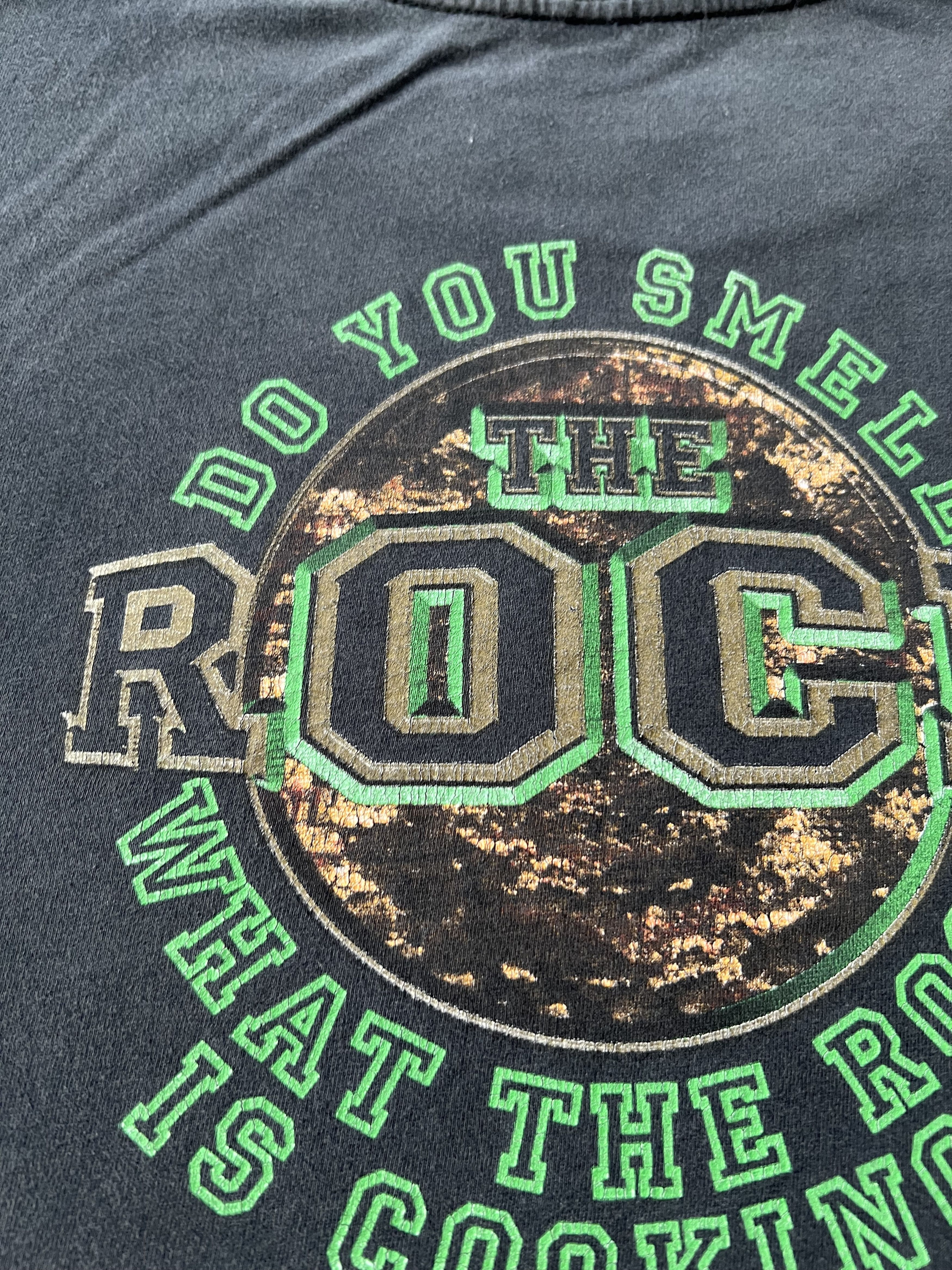 WWE Vintage 1998 The Rock WWE Faded Black T-shirt Size US M / EU 48-50 / 2 - 17 Thumbnail
