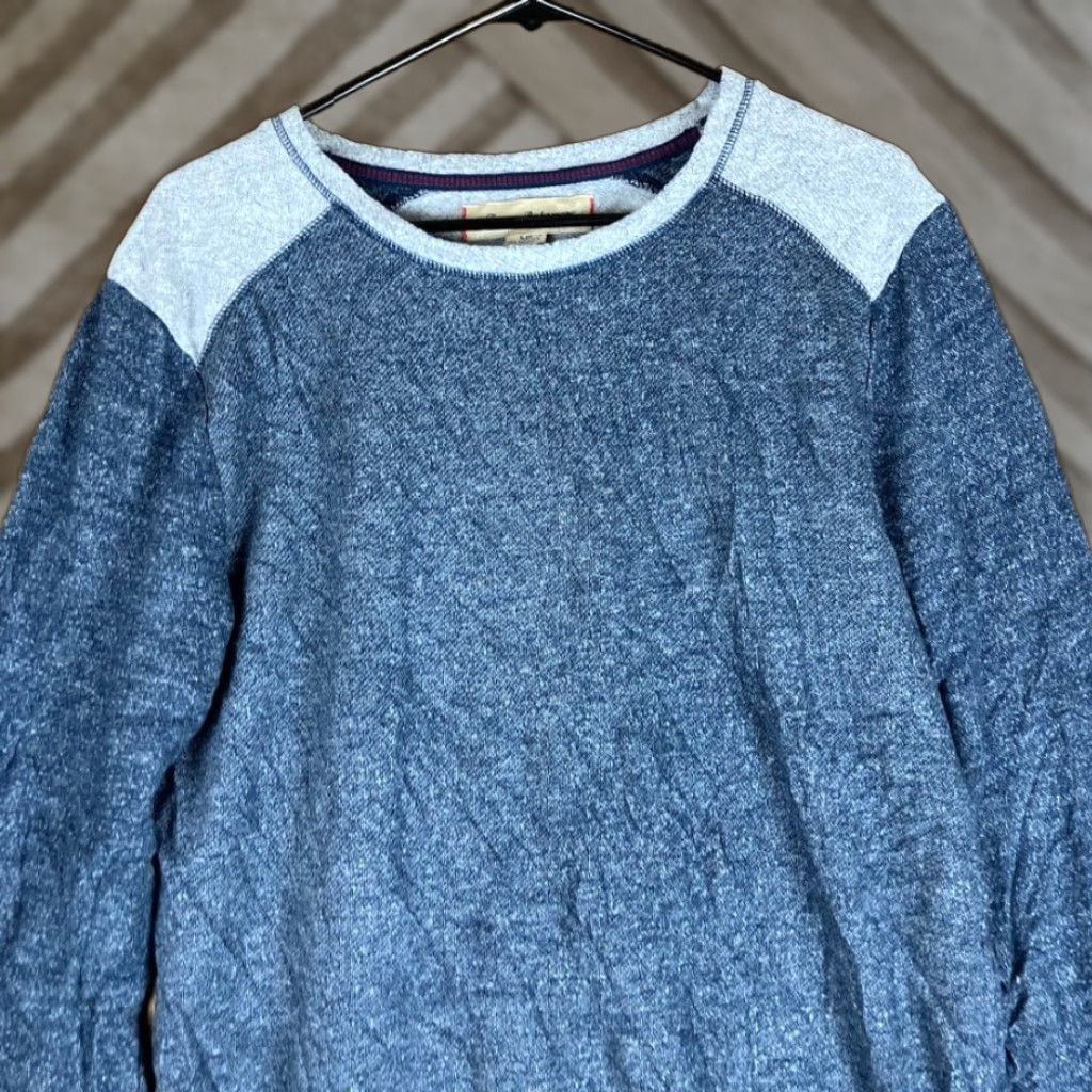 Tommy Bahama Tommy Bahama Mens Sweater Blue Crew Neck Pullover Long Sleeve Cotton Blend Large Size US L / EU 52-54 / 3 - 1 Thumbnail
