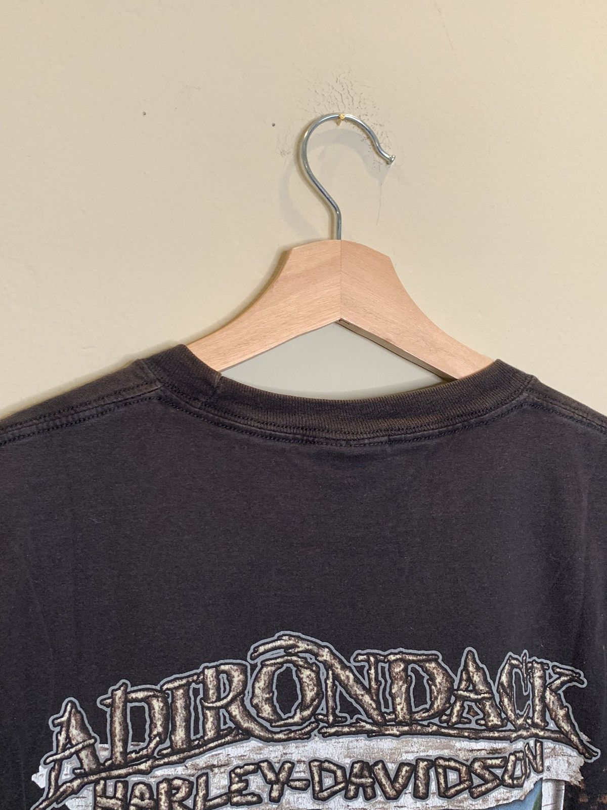 Harley Davidson RARE Vintage Harley Davidson Adirondack New York Biker Shirt Size US L / EU 52-54 / 3 - 7 Thumbnail