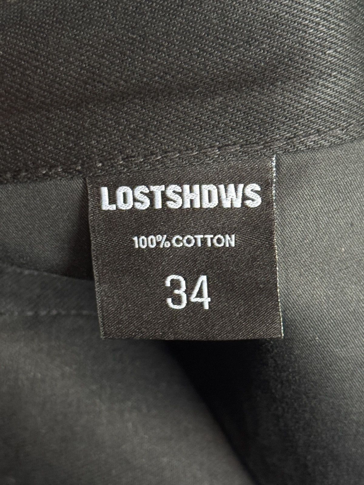 LOSTSHDWS Lost SHDWS Denim Black/Grey Size US 34 / EU 50 - 5 Thumbnail