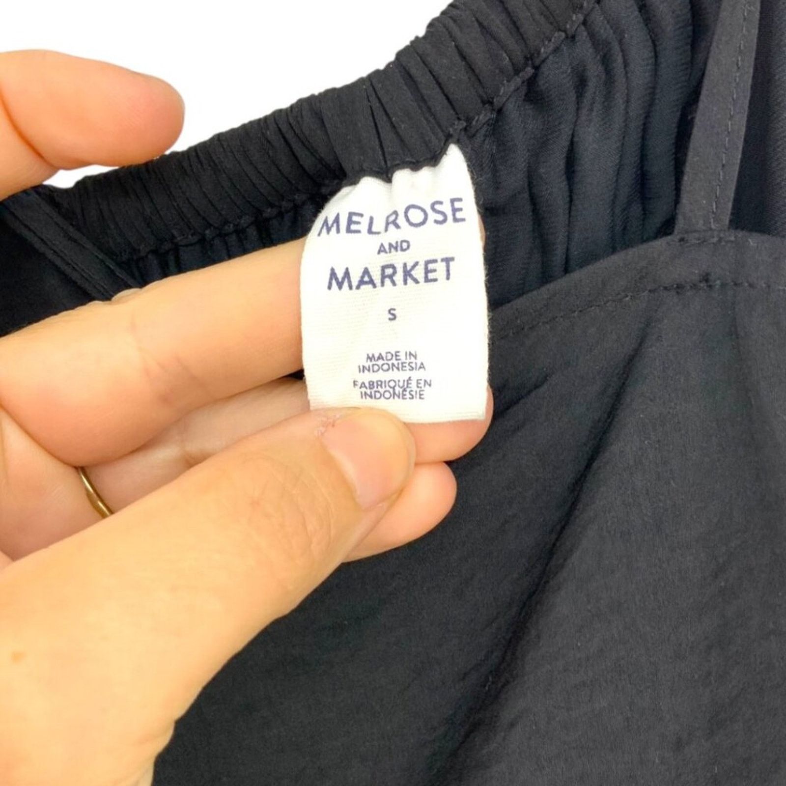 Other Melrose & Market Long Sleeve Top Black Small NWOT $35 MSRP Size S / US 4 / IT 40 - 4 Thumbnail