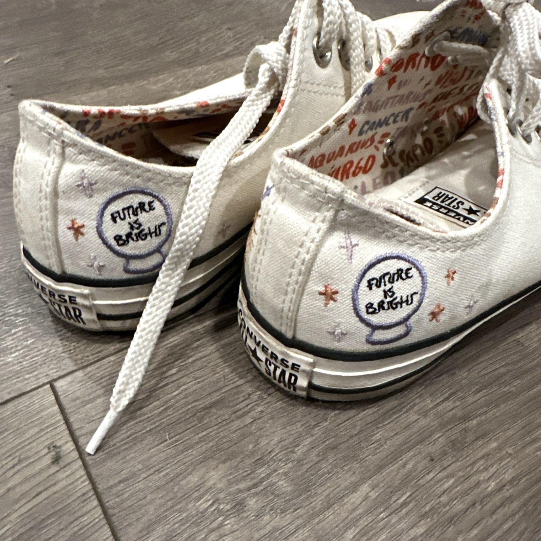 Converse Converse Chuck Taylor All Star Ox Sneakers Women's Size 10.5 Egret/Multi Lace Up Athletic Size US 10.5 / IT 40.5 - 6 Thumbnail