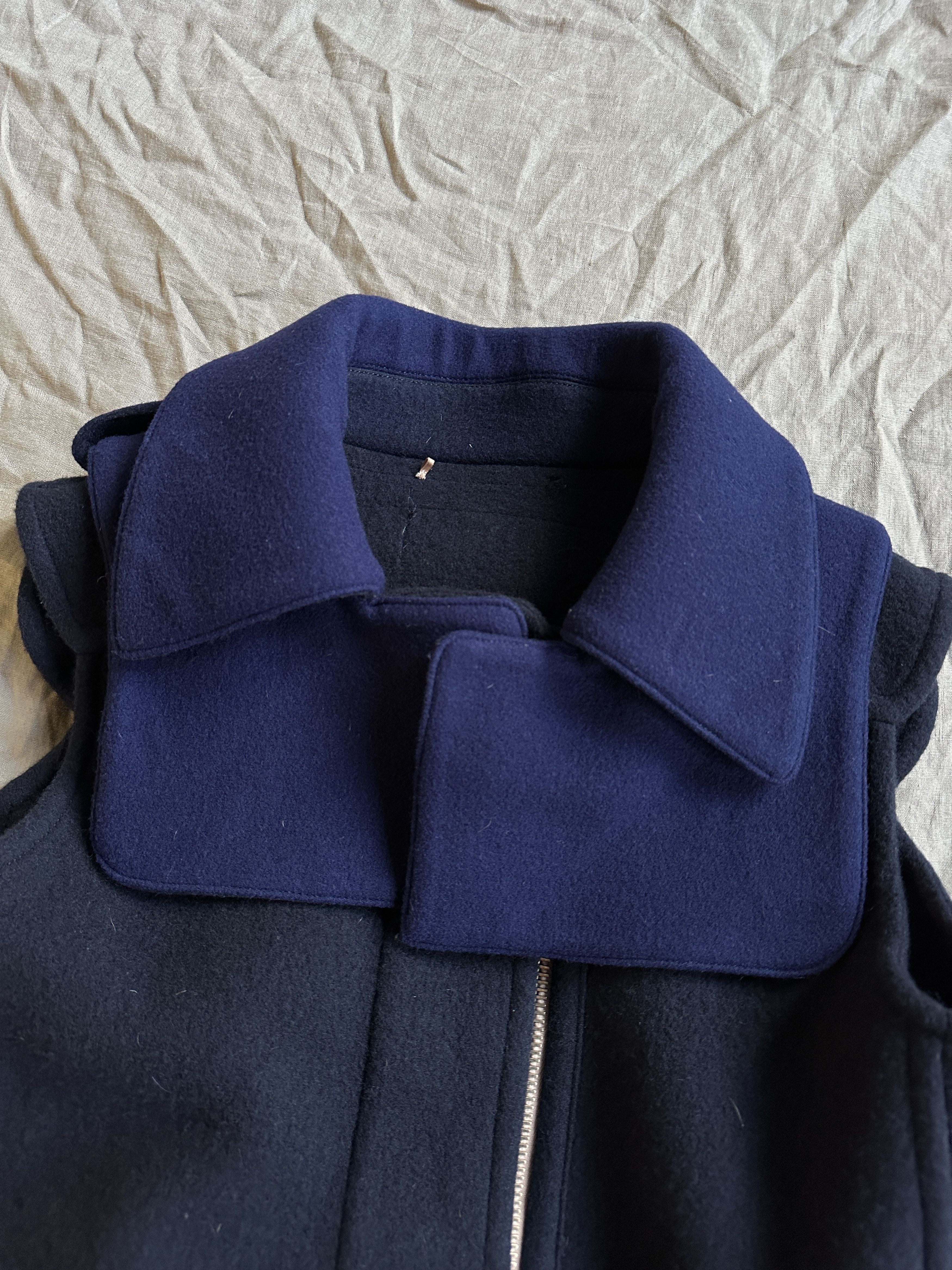 Chloe Chloe FW 2013 Wool Angora Sleeveless Coat 8005AC Size S / US 4 / IT 40 - 4 Thumbnail