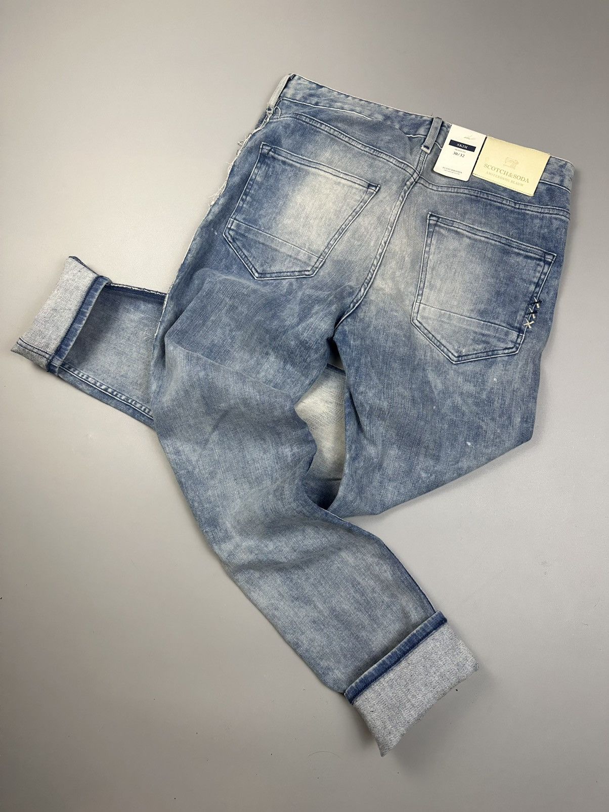 Scotch & Soda Scotch&Soda Rip Style Washed blue outside seam style Size US 30 / EU 46 - 1 Thumbnail