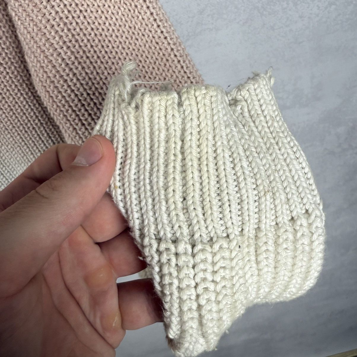 Zadig & Voltaire Zadig&Voltaire Kary Cow Distress Cotton Wool Knit Sweater Size XS / US 0-2 / IT 36-38 - 17 Thumbnail