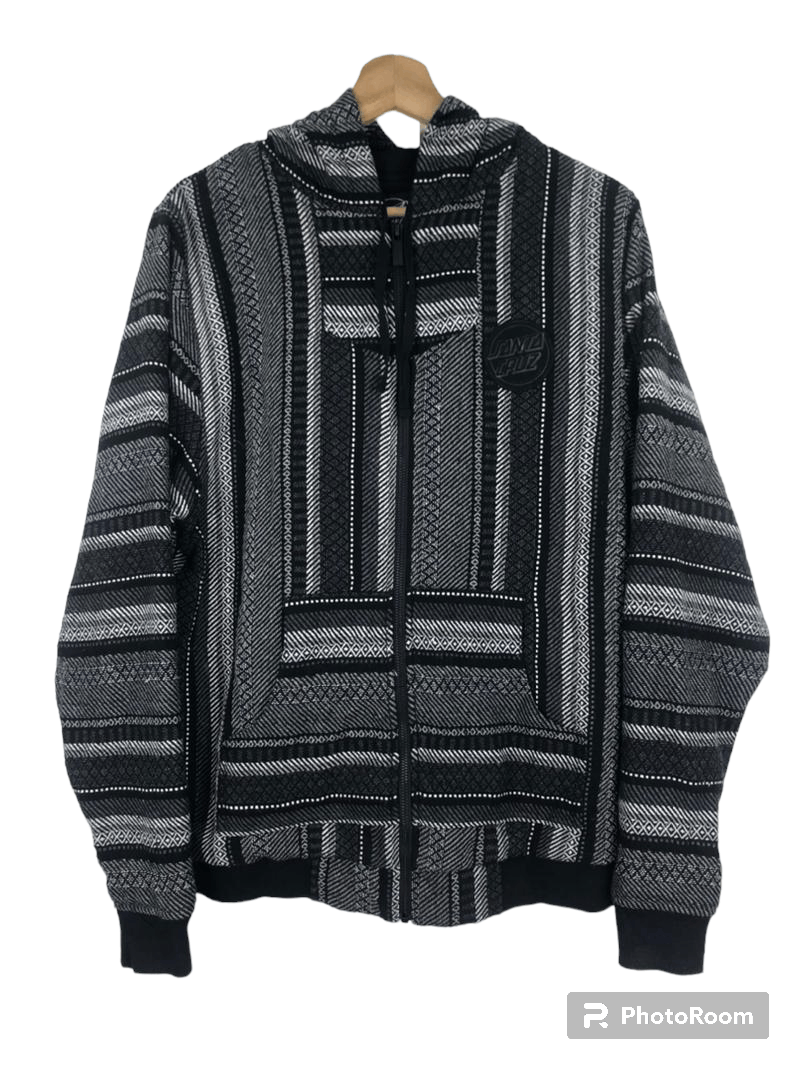 Rare🔥 Santa Cruz Skateboards Baja Native Wool Hoodie