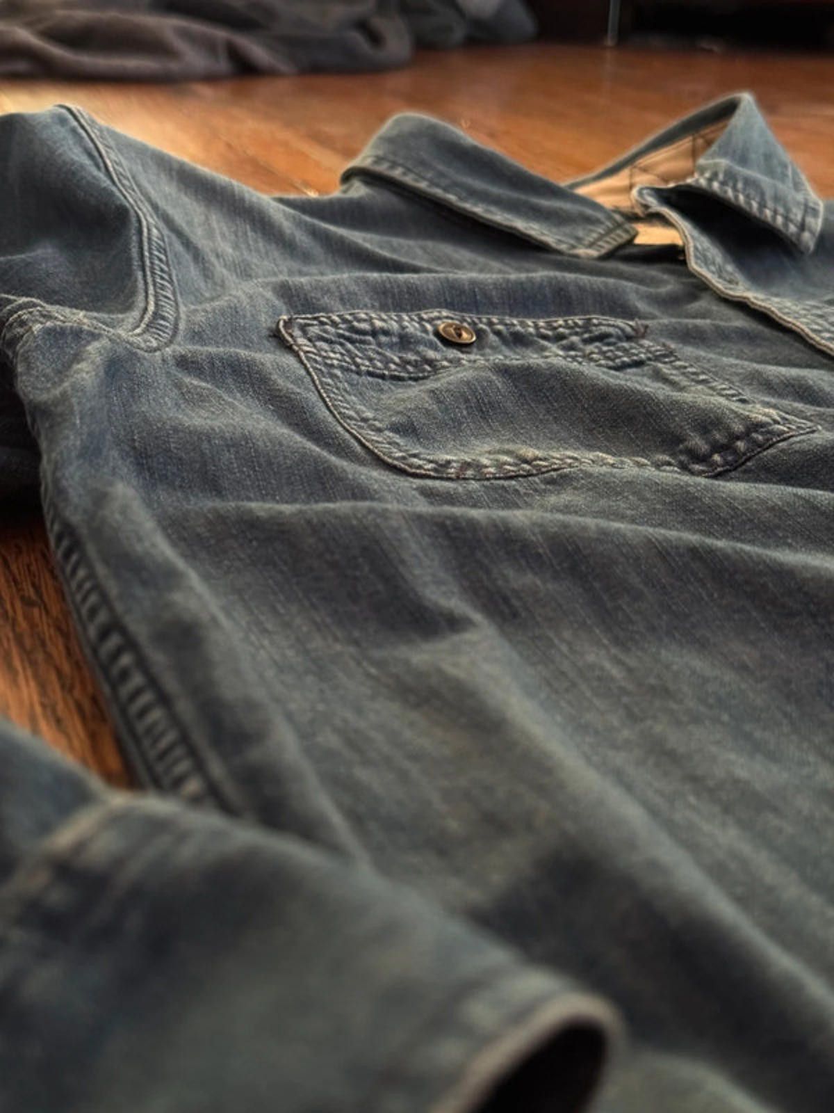 Vans Denim Van’s LS Button Up Size US L / EU 52-54 / 3 - 3 Thumbnail