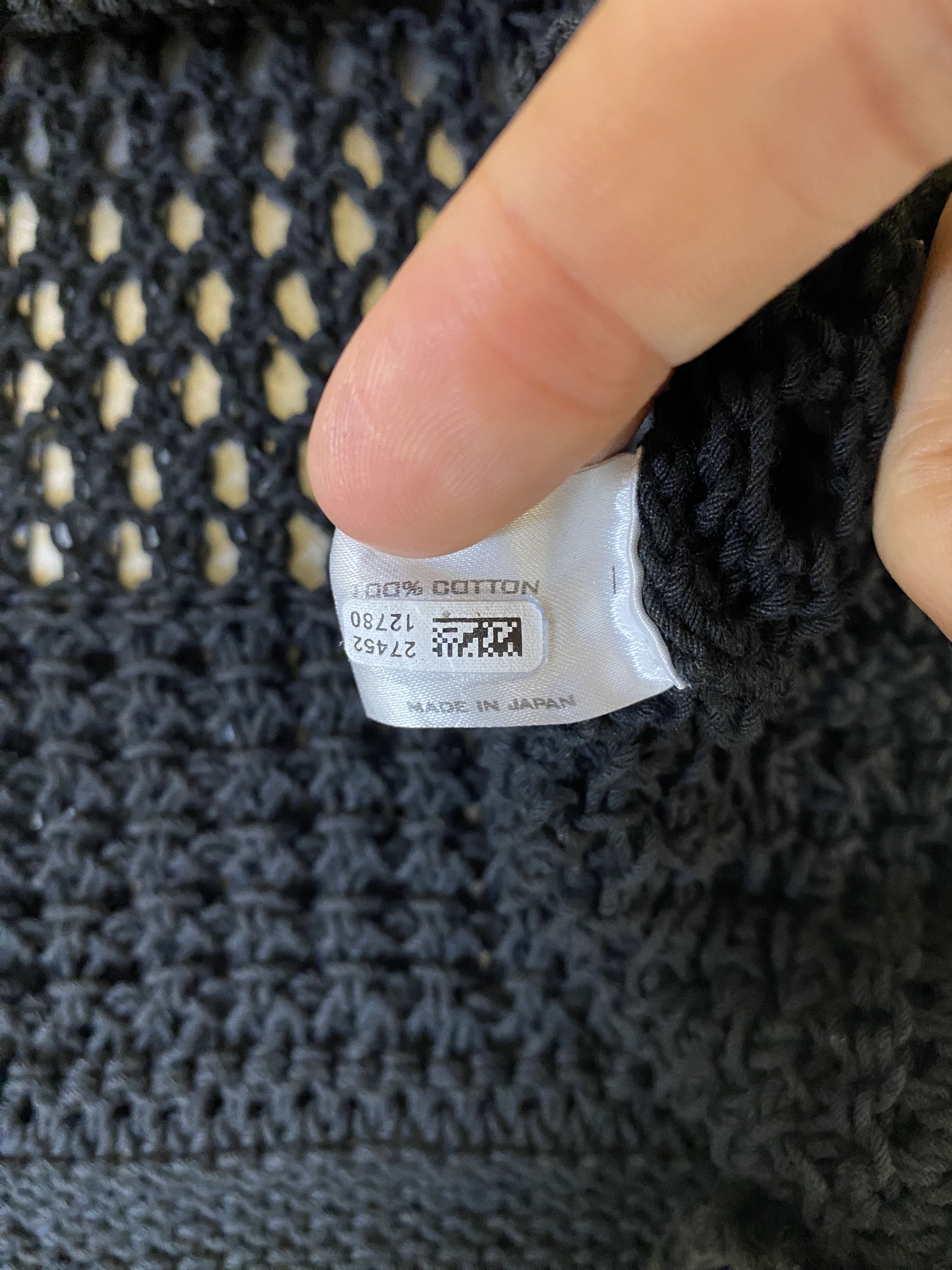 Number (N)ine NUMBER (N)INE MESH KNIT SLEEVELESS TANK TOP SWEATER Size US L / EU 52-54 / 3 - 7 Thumbnail