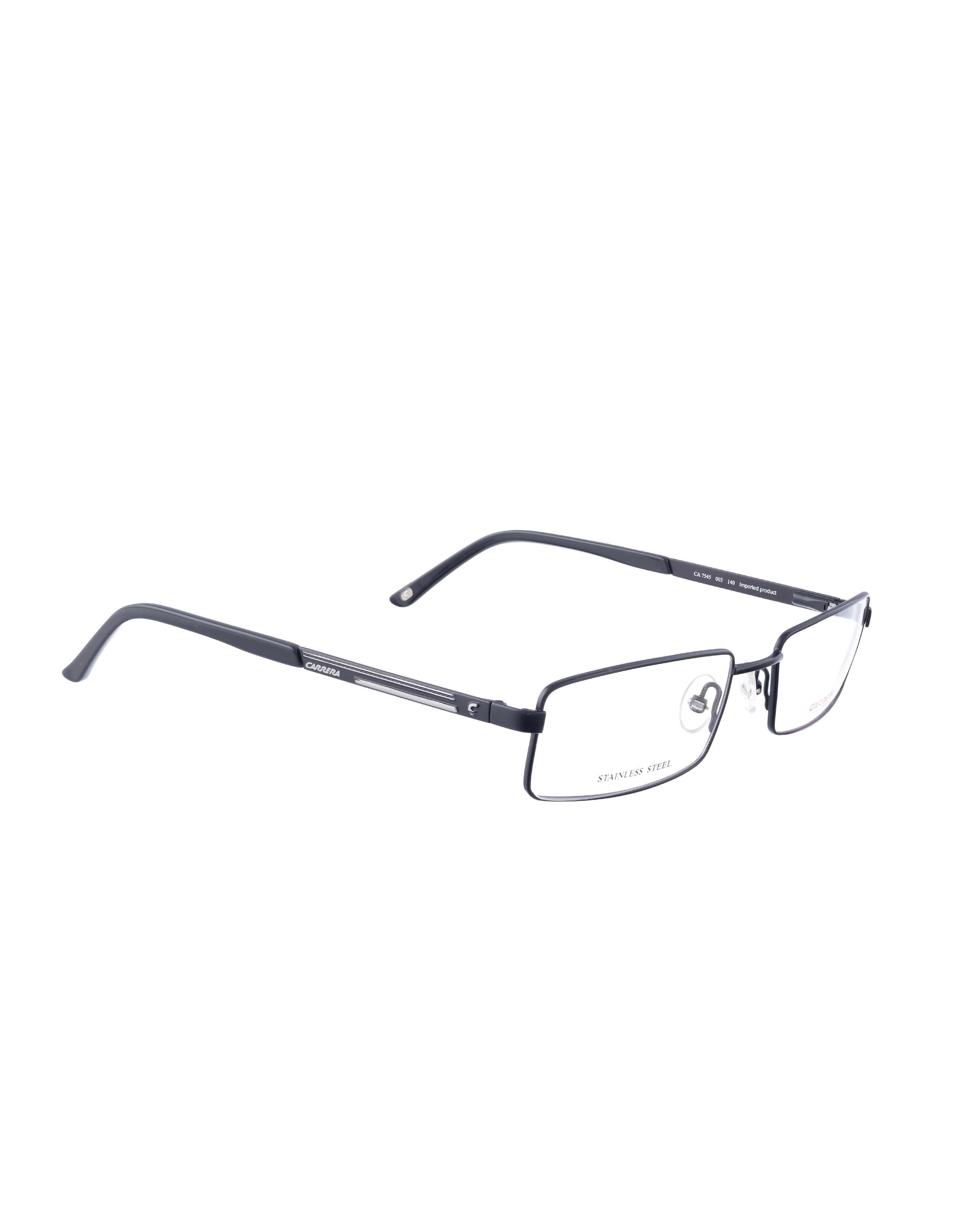 Carrera Carrera 90s Black Rectangular Glasses with Chrome Fragments Size ONE SIZE - 2 Thumbnail