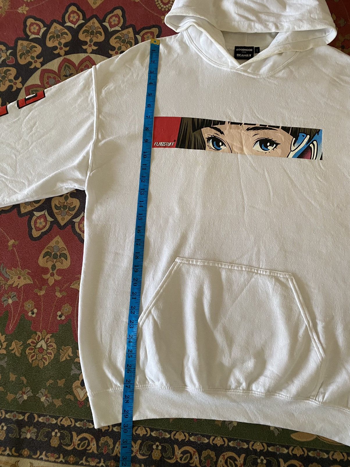 Beams Plus Japanese Brand Beams X Goodhood X Flagstuff Hoodie Size US XL / EU 56 / 4 - 16 Thumbnail