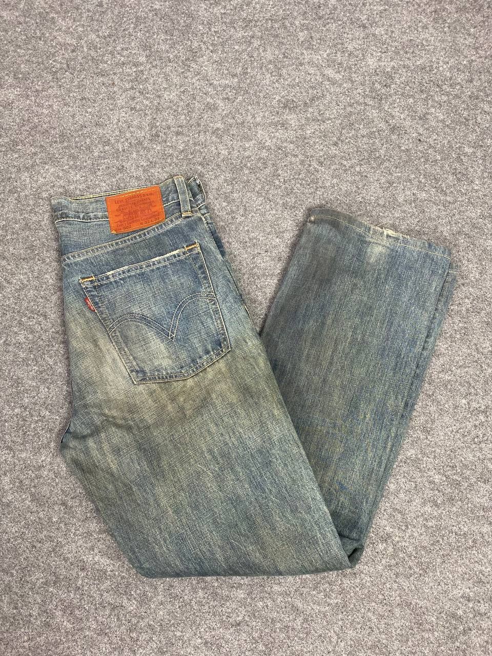 Levi's vintage levis 502 distressed denim nice design Size US 34 / EU 50 - 2 Thumbnail