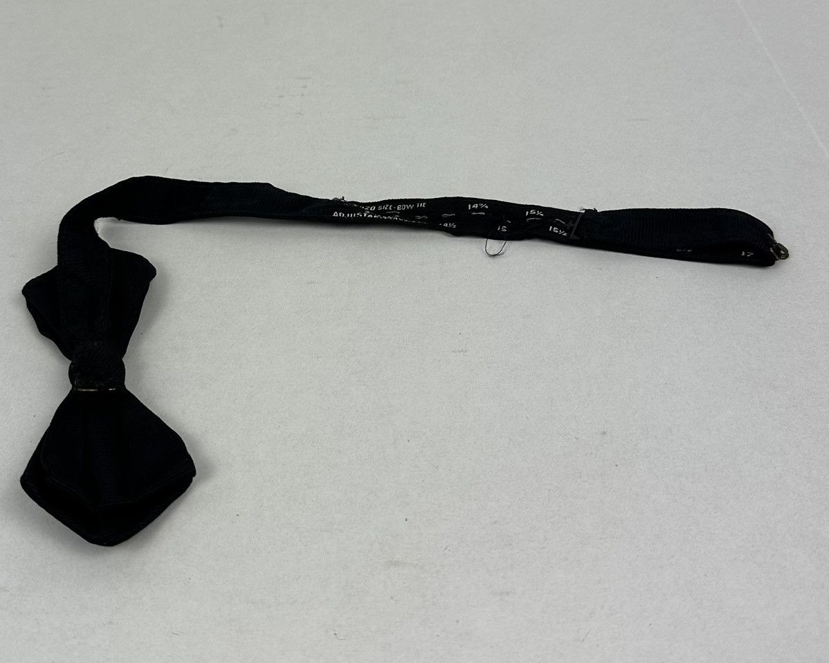 Vintage Vintage Invizo-Size Bow Tie Adjustable To Your Size Clip On Size ONE SIZE - 8 Thumbnail