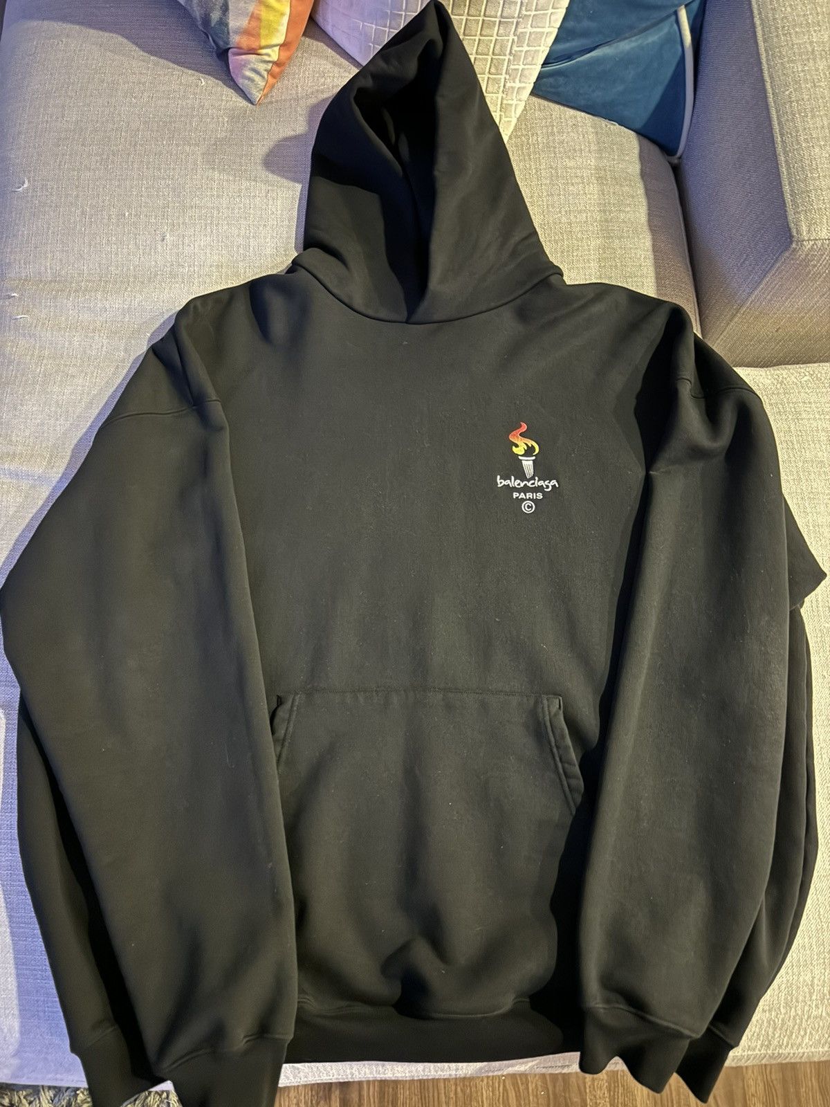 Balenciaga Balenciaga oversized hoodie Size US XXS / EU 40 - 2 Thumbnail