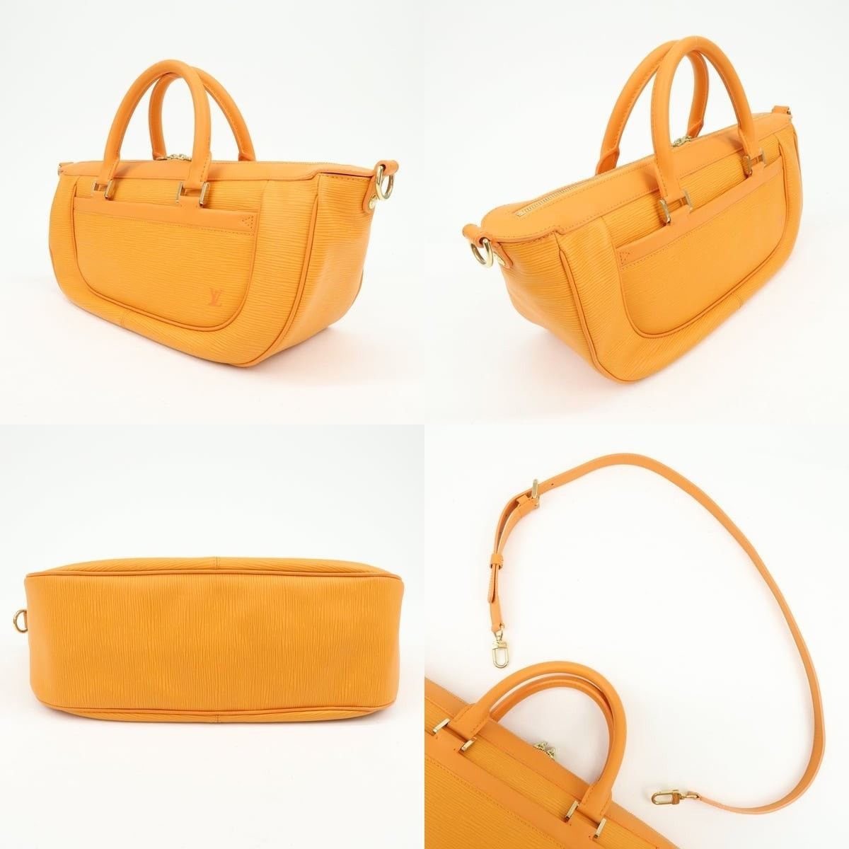 Louis Vuitton Louis Vuitton Epi Danura MM Shoulder Bag Orange Size ONE SIZE - 3 Thumbnail