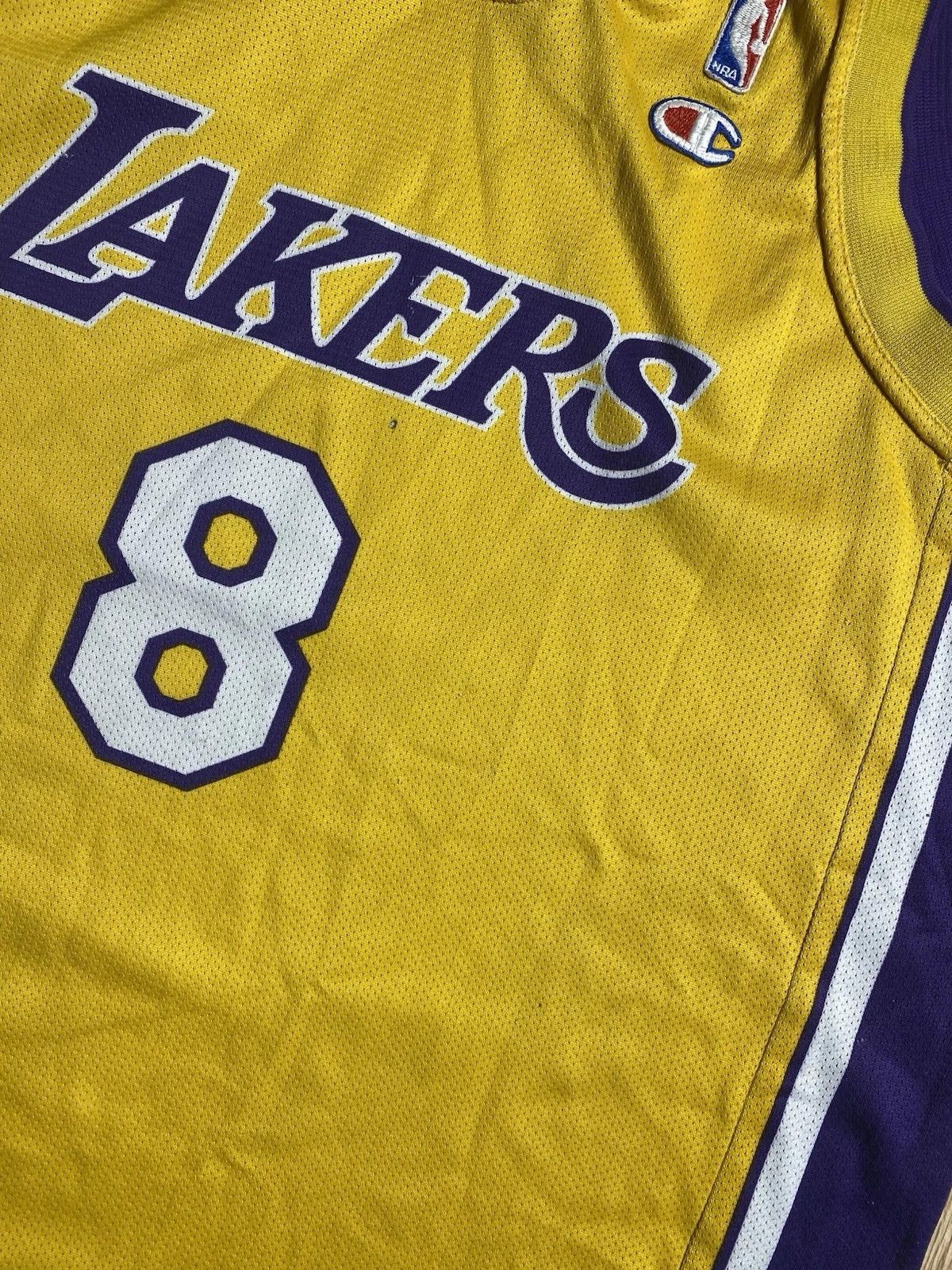 Champion Vintage Kobe Bryant #8 Lakers NBA Champion Basketball Jersey Size US XL / EU 56 / 4 - 3 Thumbnail