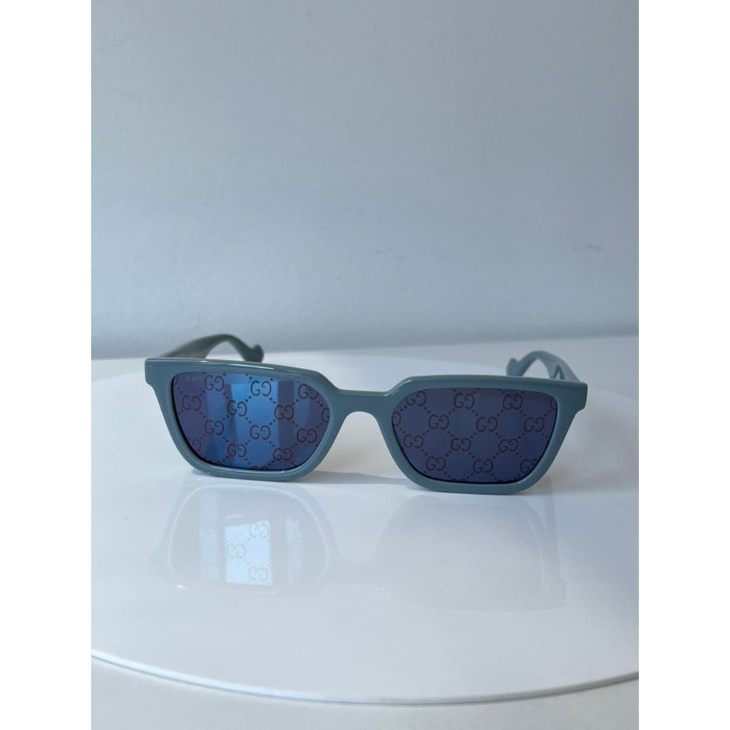 NEW Gucci GG1539S Blue Logo Mirror Unisex Sunglasses NEW Gucci GG1539S Blue Logo Mirror Unisex Sunglasses  main image 2