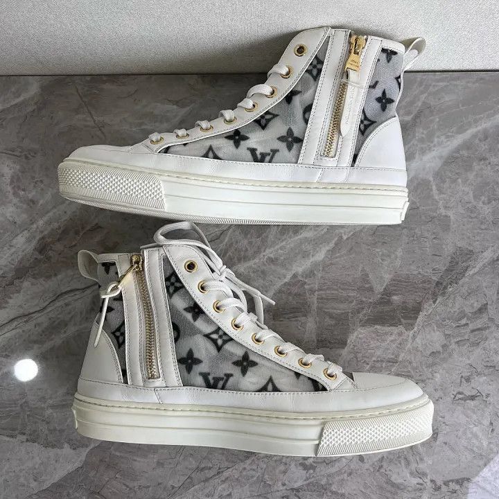 Louis Vuitton Louis Vuitton Stellar High-Top Sneaker for Women -2508 Size US 7 / IT 37 - 6 Thumbnail