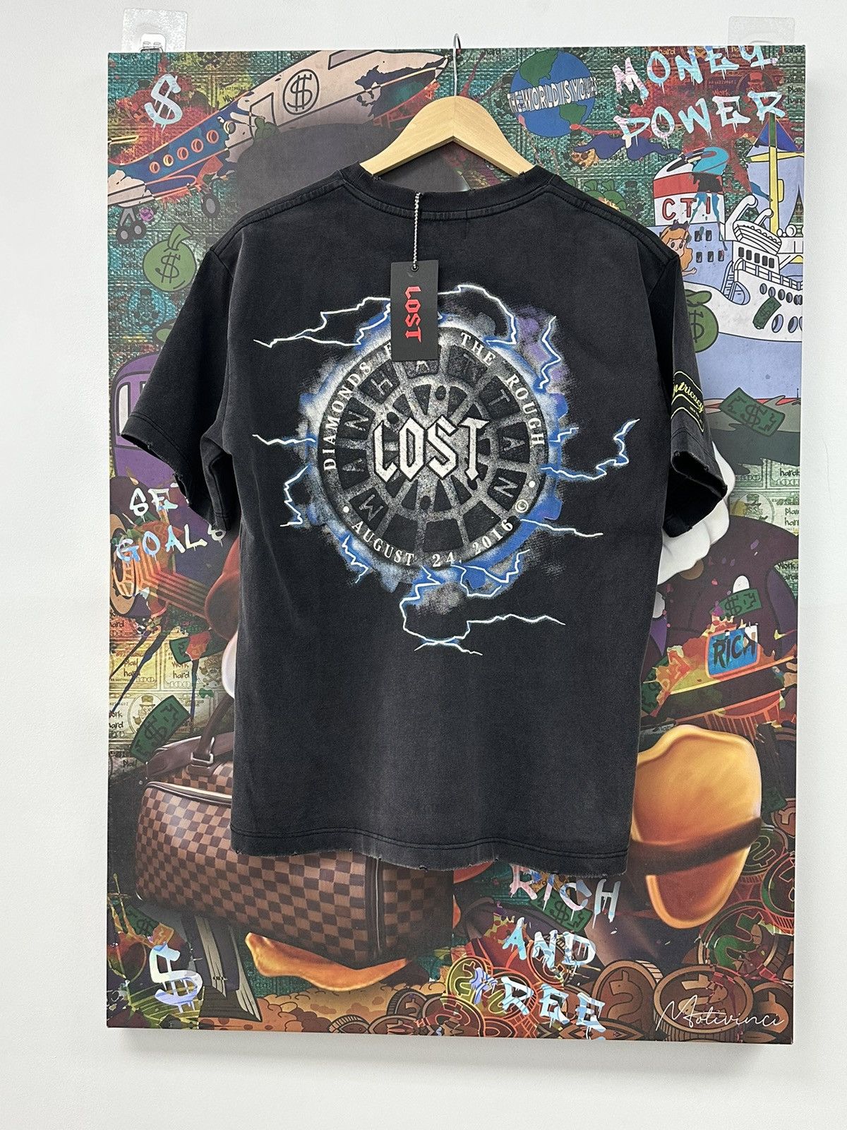Lost Enterprises Lost Intricacy NYC Skyline T Shirt Black Size US XL / EU 56 / 4 - 3 Thumbnail