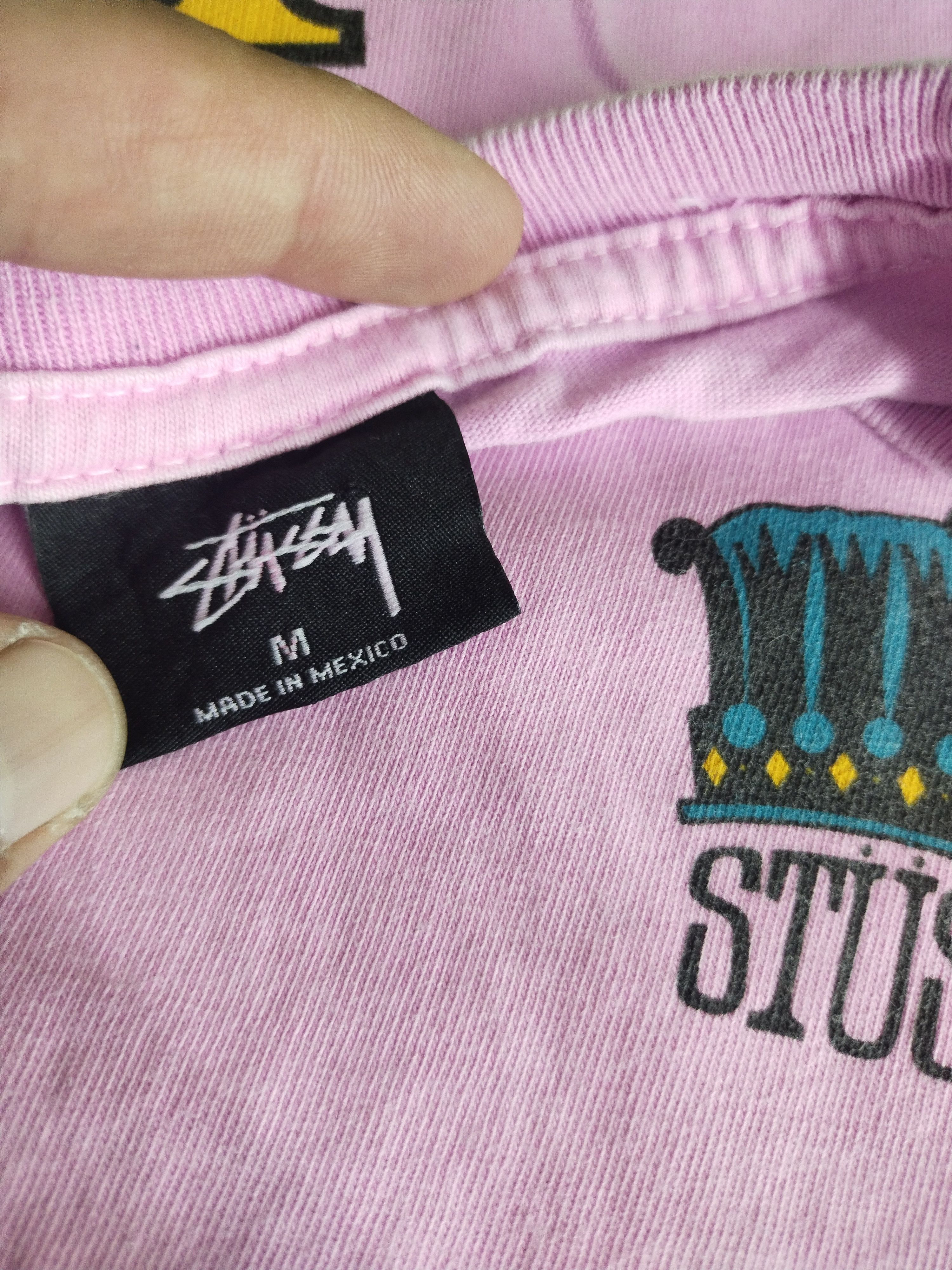 Stussy Stussy The Crown Pink Shirt Size US M / EU 48-50 / 2 - 8 Thumbnail