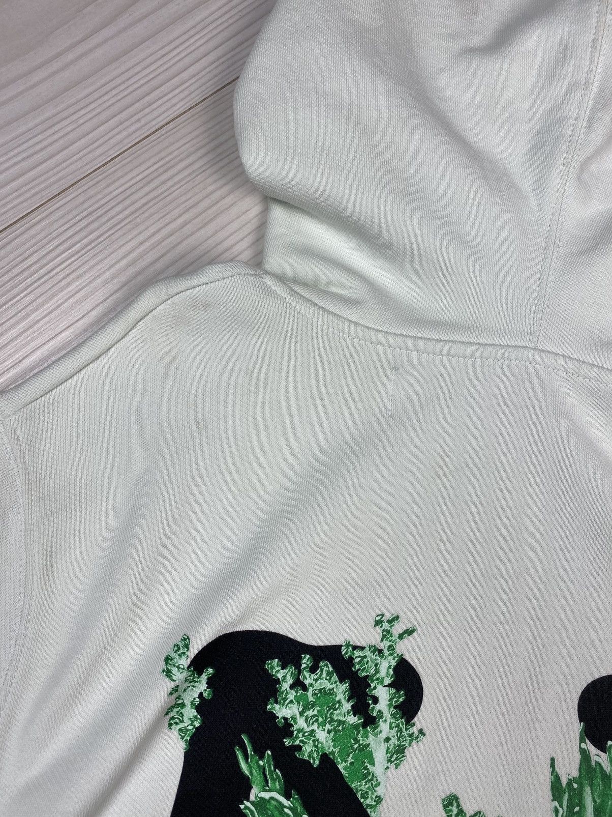 Off-White RARE Off white mint seaweed oversized hoodie y2k Size US XS / EU 42 / 0 - 25 Thumbnail