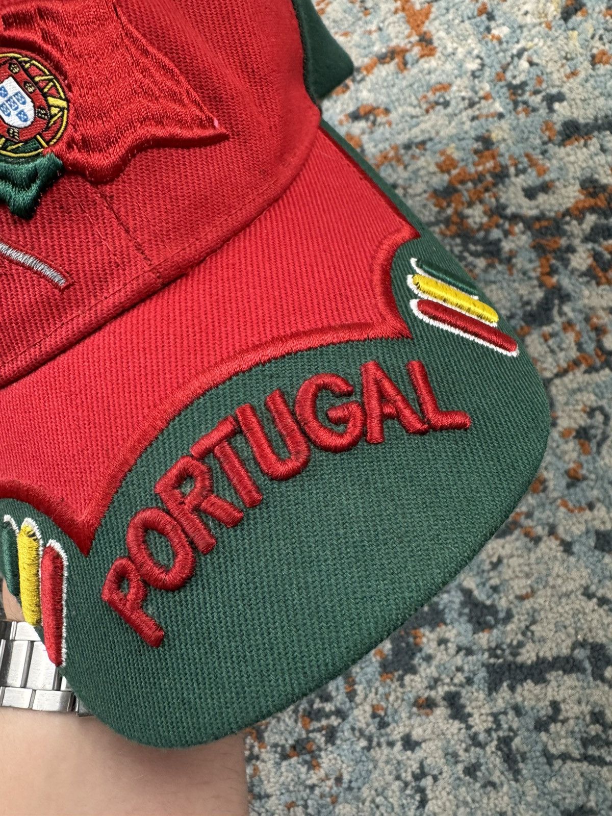 Vintage Vintage Y2K Portugal soccer football blokecore style hat cap Size ONE SIZE - 7 Thumbnail
