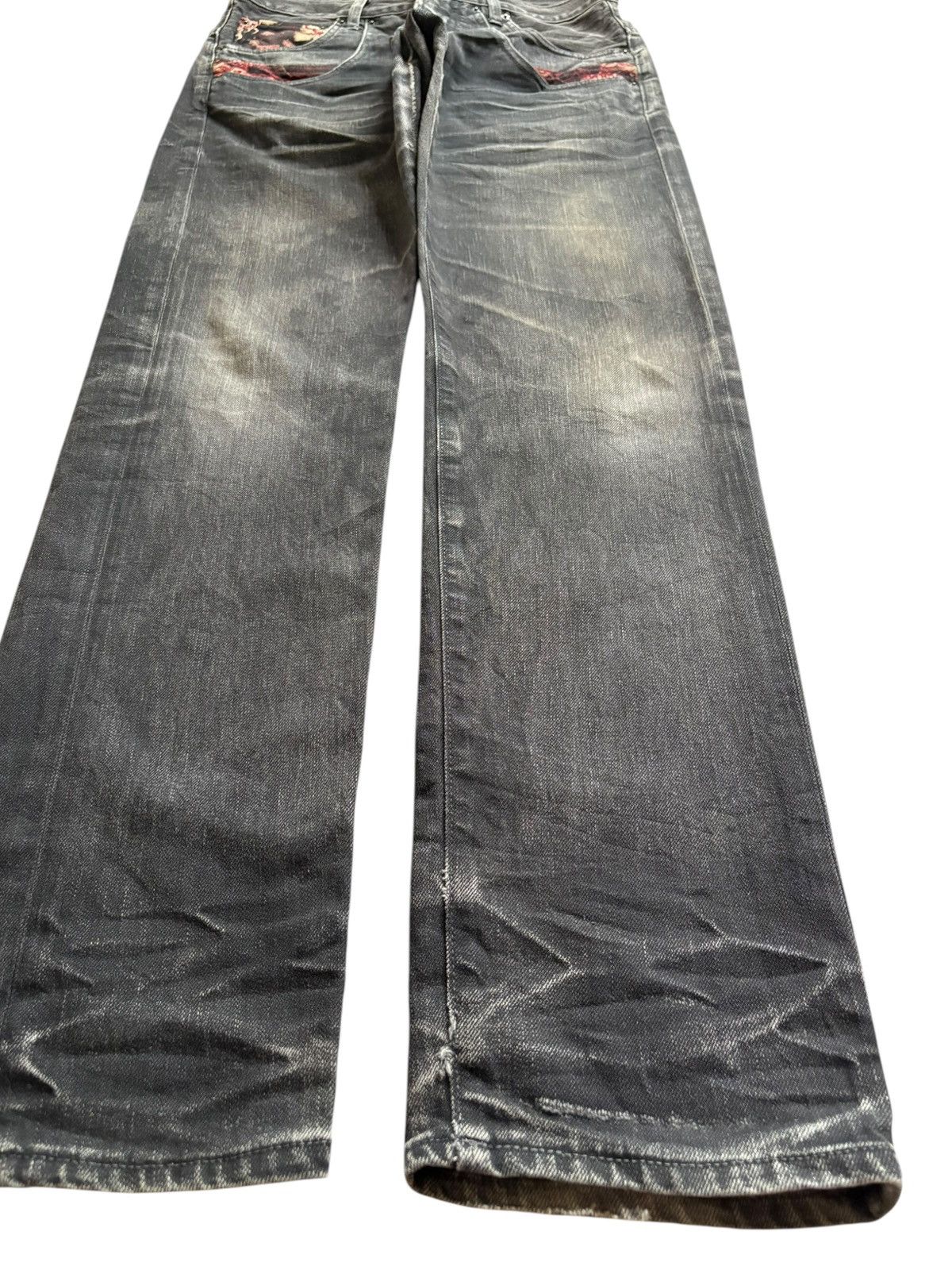 Japanese Brand Vintage Japanese Brand Bush Pant Buckle Back Jeans Size US 31 - 7 Thumbnail