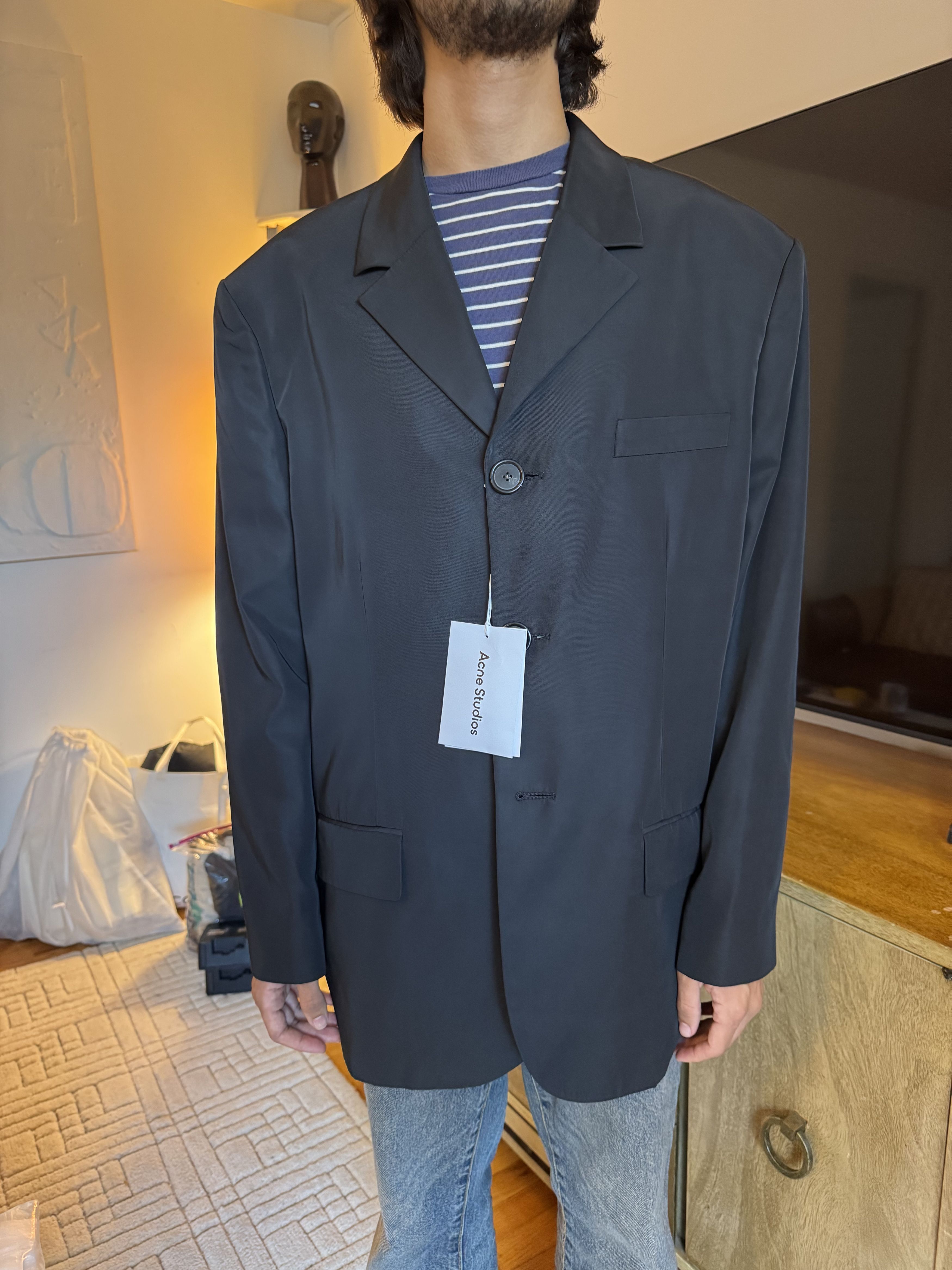 Acne Studios Acne Studios Men’s Classic Black Relaxed Blazer NWT Size 36R - 10 Thumbnail