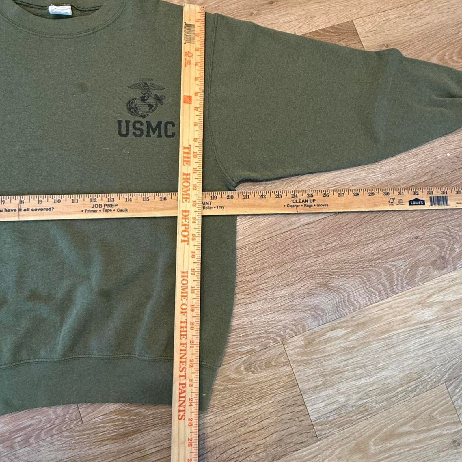 Other Vintage us marine corps og107 green crewneck sweatshirt Size US S / EU 44-46 / 1 - 5 Thumbnail