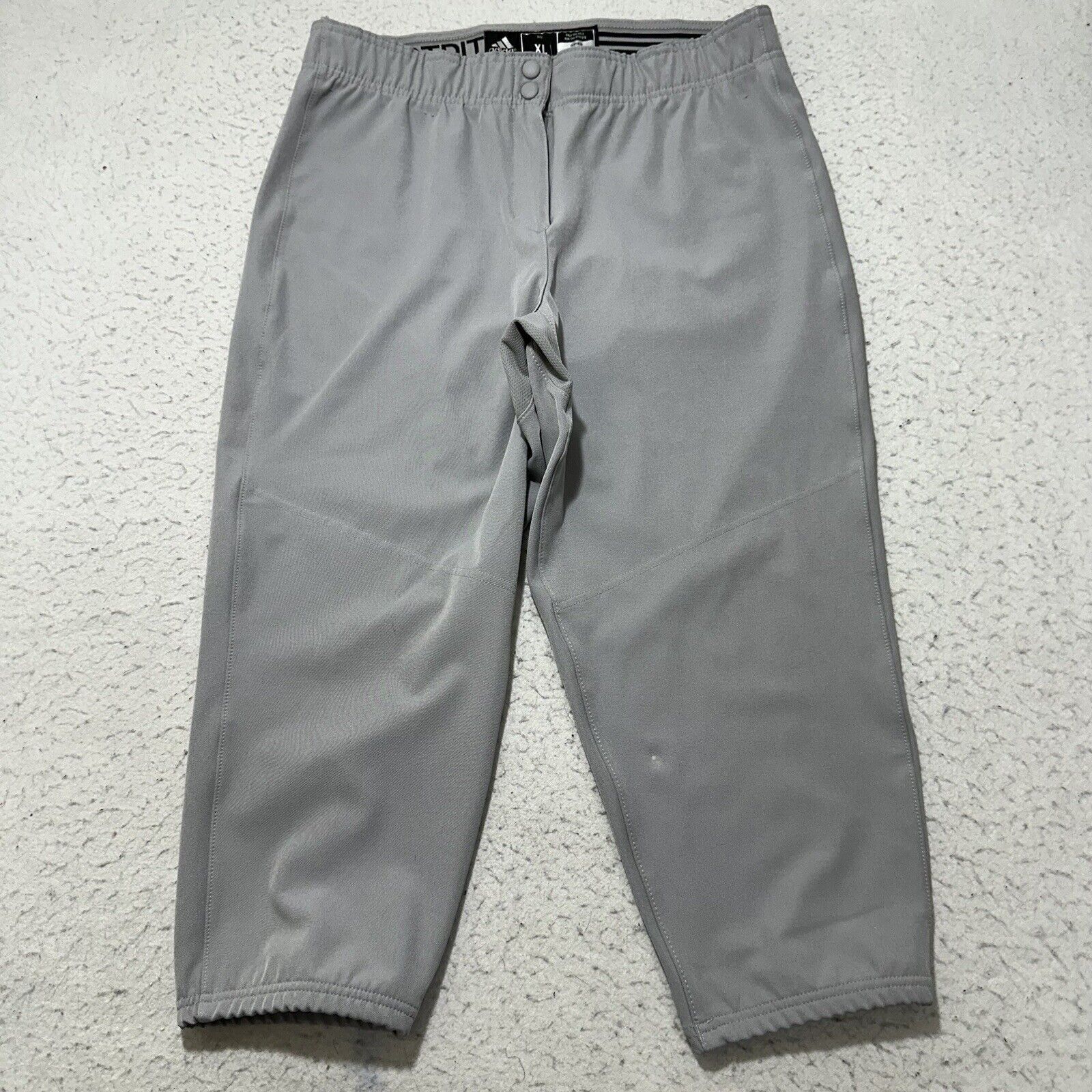 Adidas Adidas Diamond Queen Elite XL Softball Pants Gray Size 40" / US 18 - 1 Thumbnail