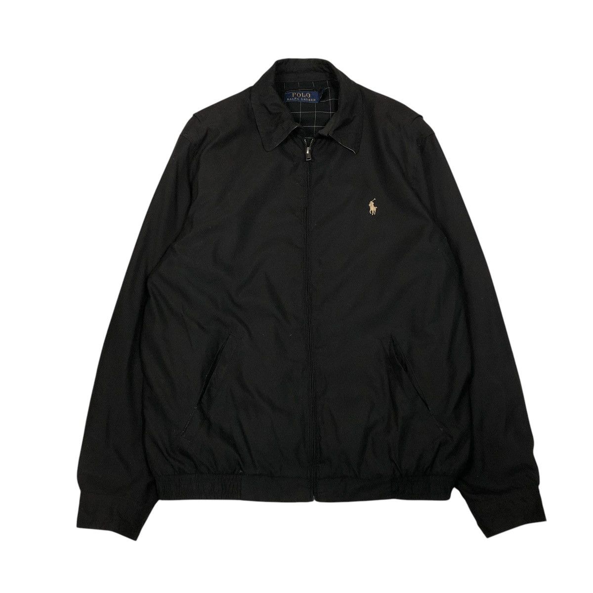 Polo Ralph Lauren 🔥RICH BLACK VINTAGE BOMBER JACKET POLO RALPH LAUREN BLANKET Size US S / EU 44-46 / 1 - 2 Thumbnail
