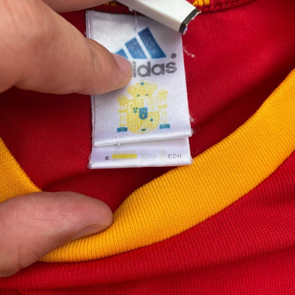 Adidas × Vintage Vintage 2002 Adidas Spain Home Football Soccer Jersey Large Size US L / EU 52-54 / 3 - 3 Thumbnail