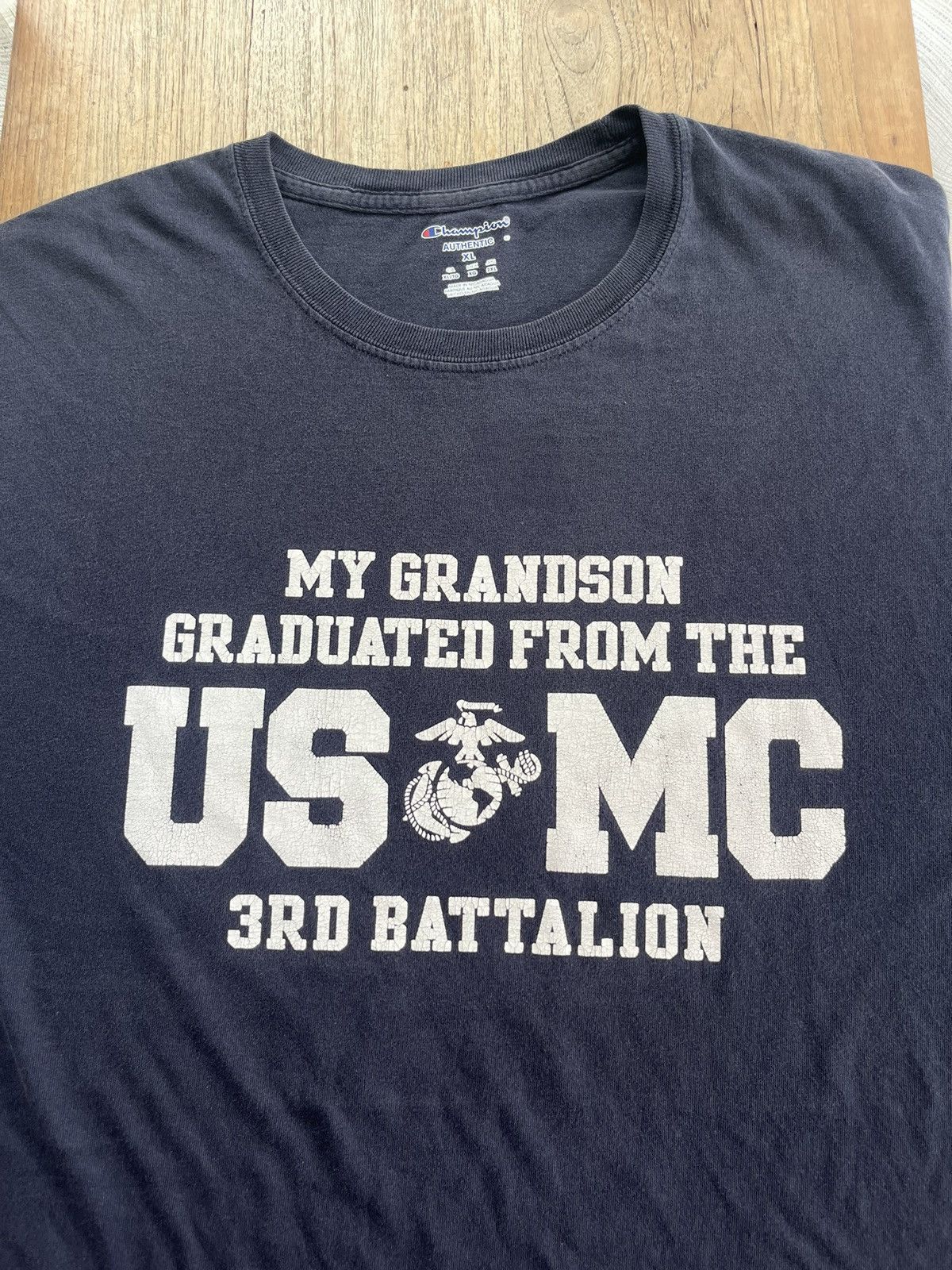 Champion Champions USMC 3RD BATTALION T-shirt Size US XL / EU 56 / 4 - 4 Thumbnail