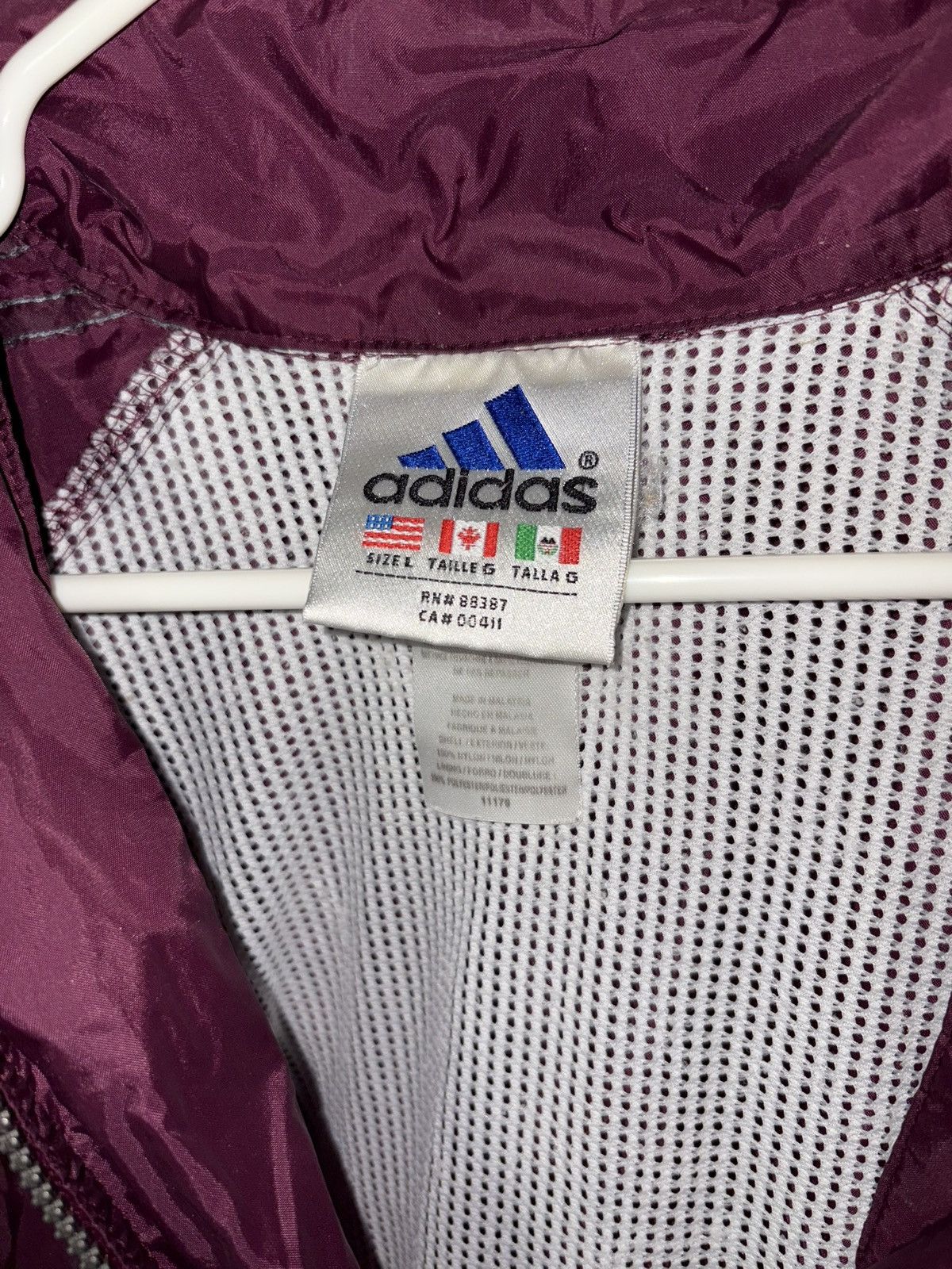 Adidas Vintage adidas sports jacket size L Size US L / EU 52-54 / 3 - 2 Thumbnail