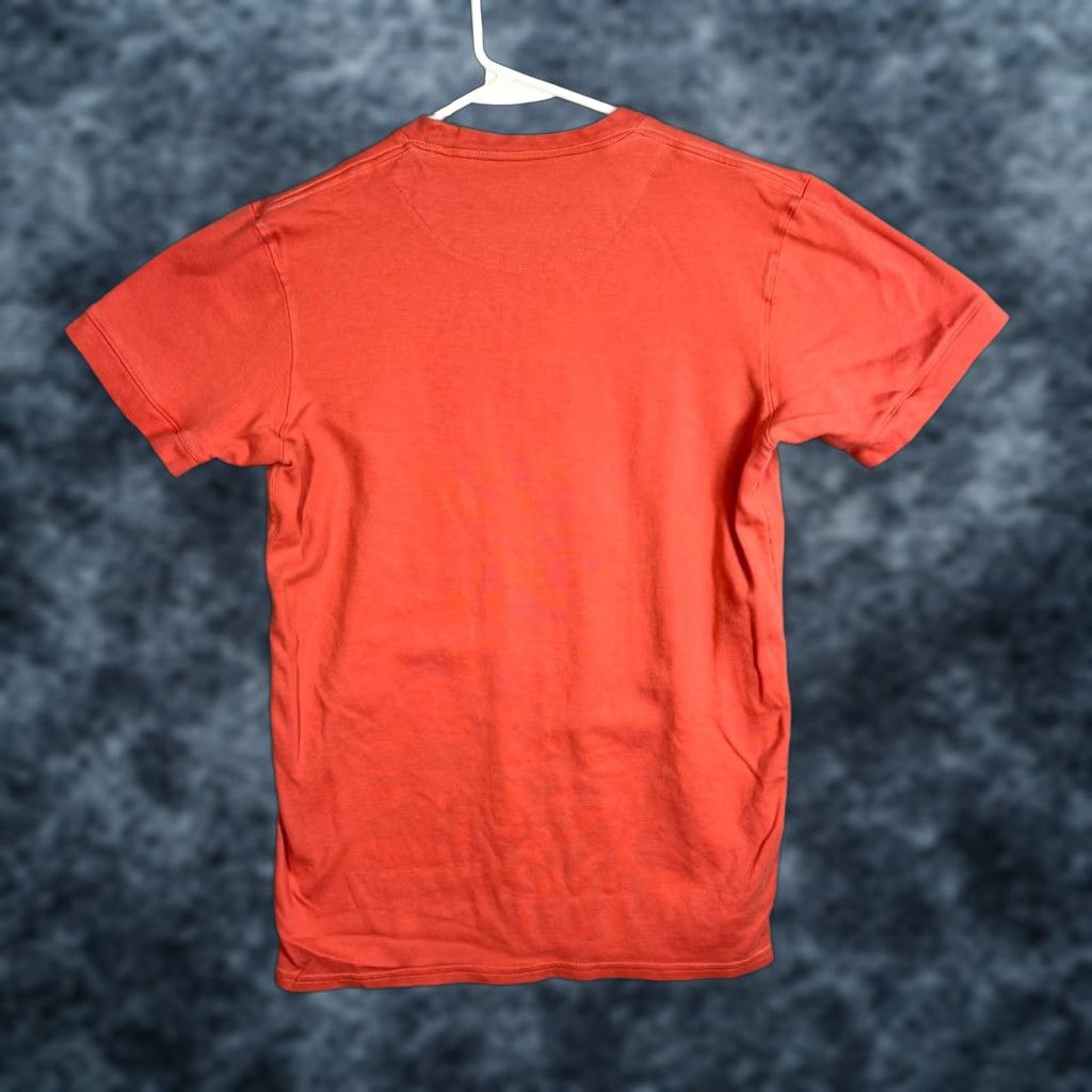 Vintage Gettees Mens Small Coral Red Crewneck Short Sleeve Supima Cotton T Shirt Size US S / EU 44-46 / 1 - 1 Thumbnail
