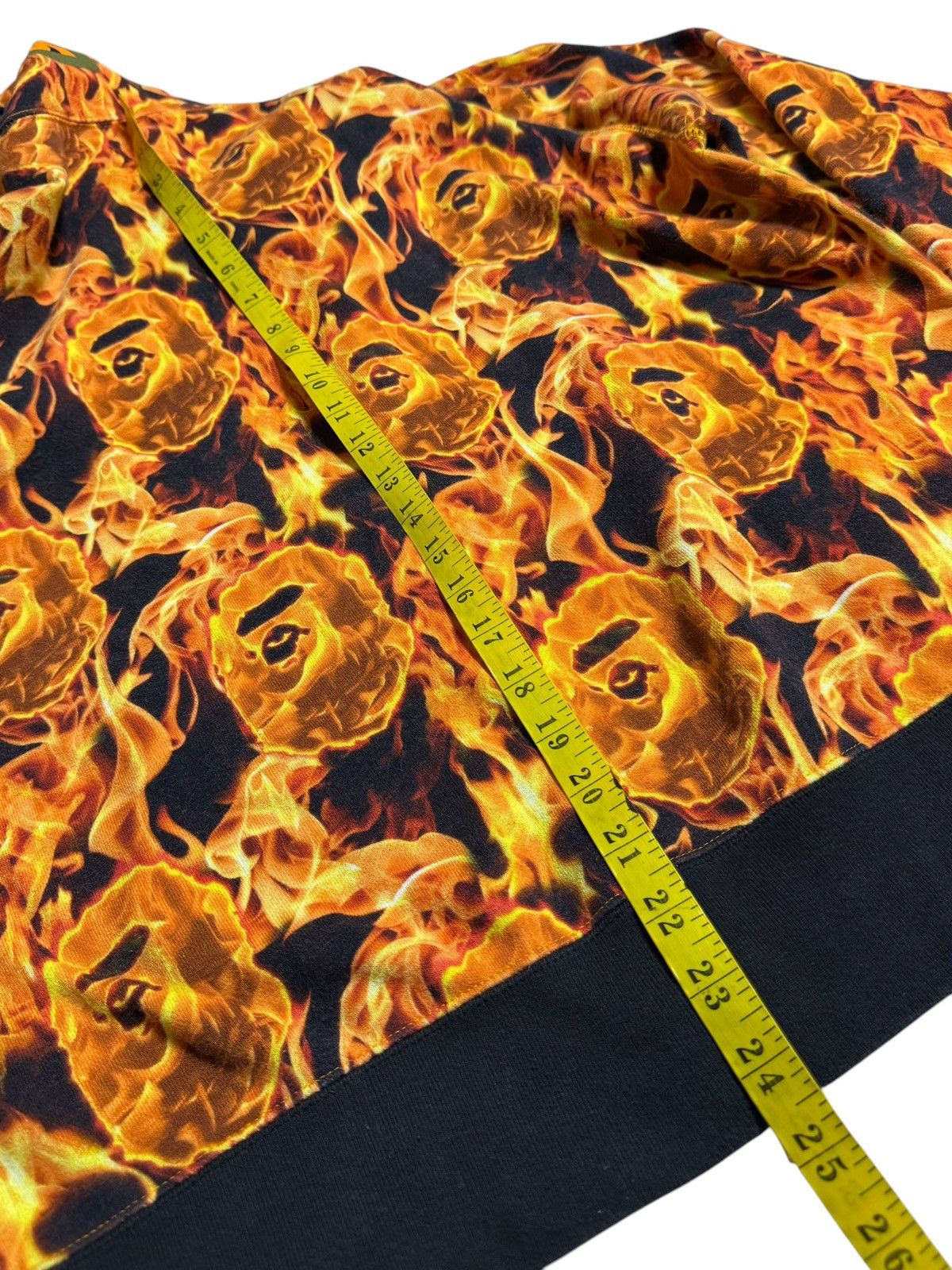 Bape BAPE Fire Shark Full Zip Hoodie Size US M / EU 48-50 / 2 - 6 Thumbnail