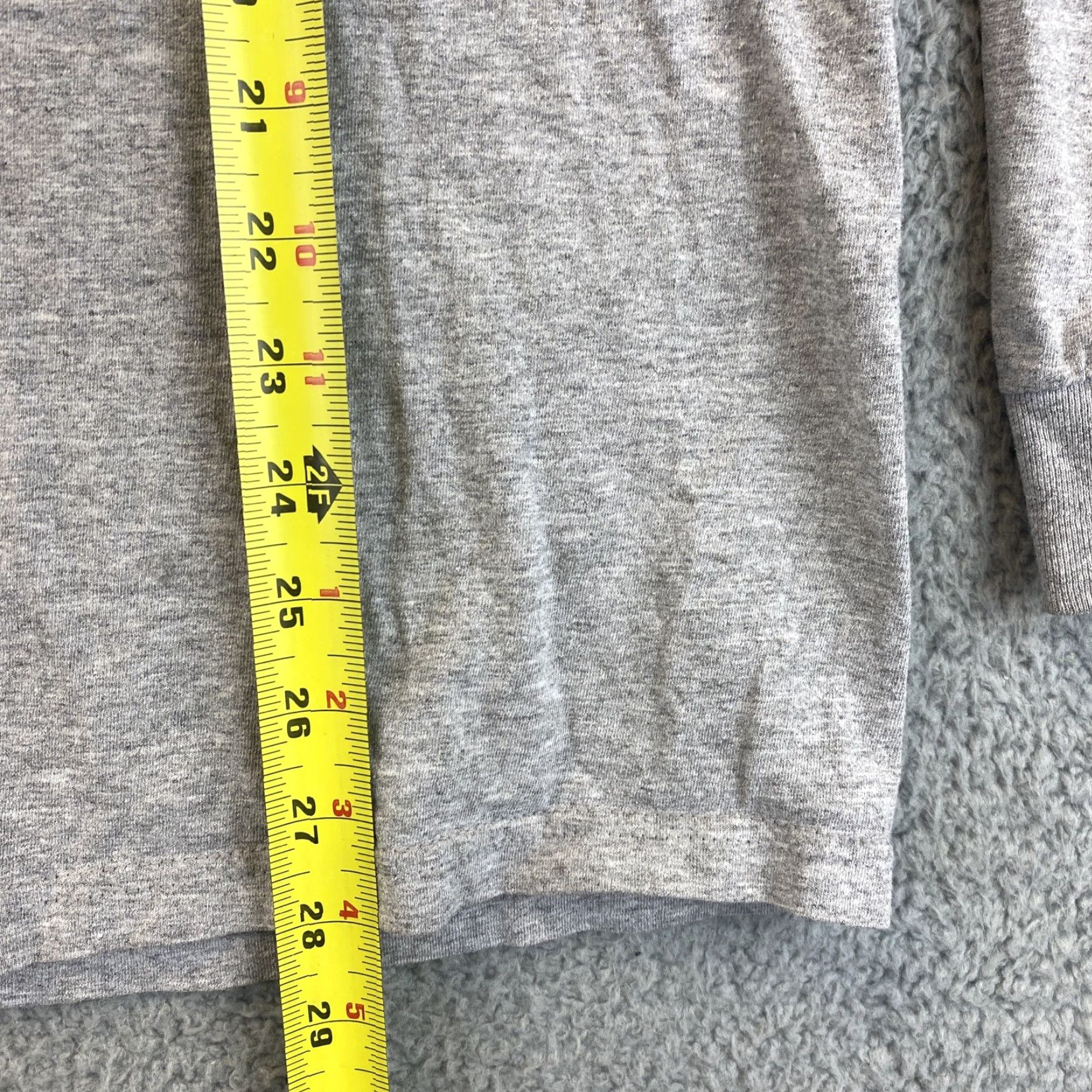 Jerzees VINTAGE Jerzees Men's Long Sleeve T-Shirt WHISTLER gray 54-25 L JERZEES Dri-Power Mens Size US L / EU 52-54 / 3 - 5 Thumbnail