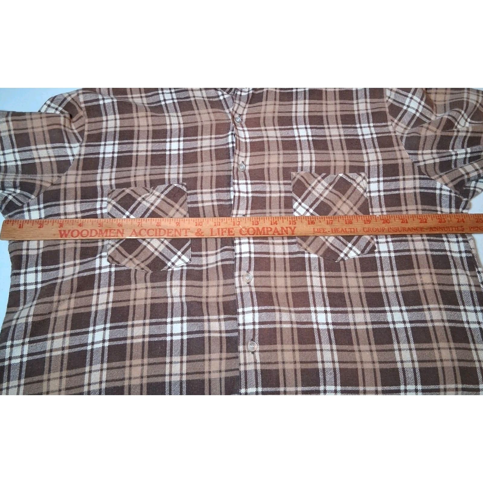 Vintage VINTAGE Bud Berma Highlander Flannel Shirt Men XL Brown Plaid Grunge Indie READ Size US XL / EU 56 / 4 - 5 Thumbnail
