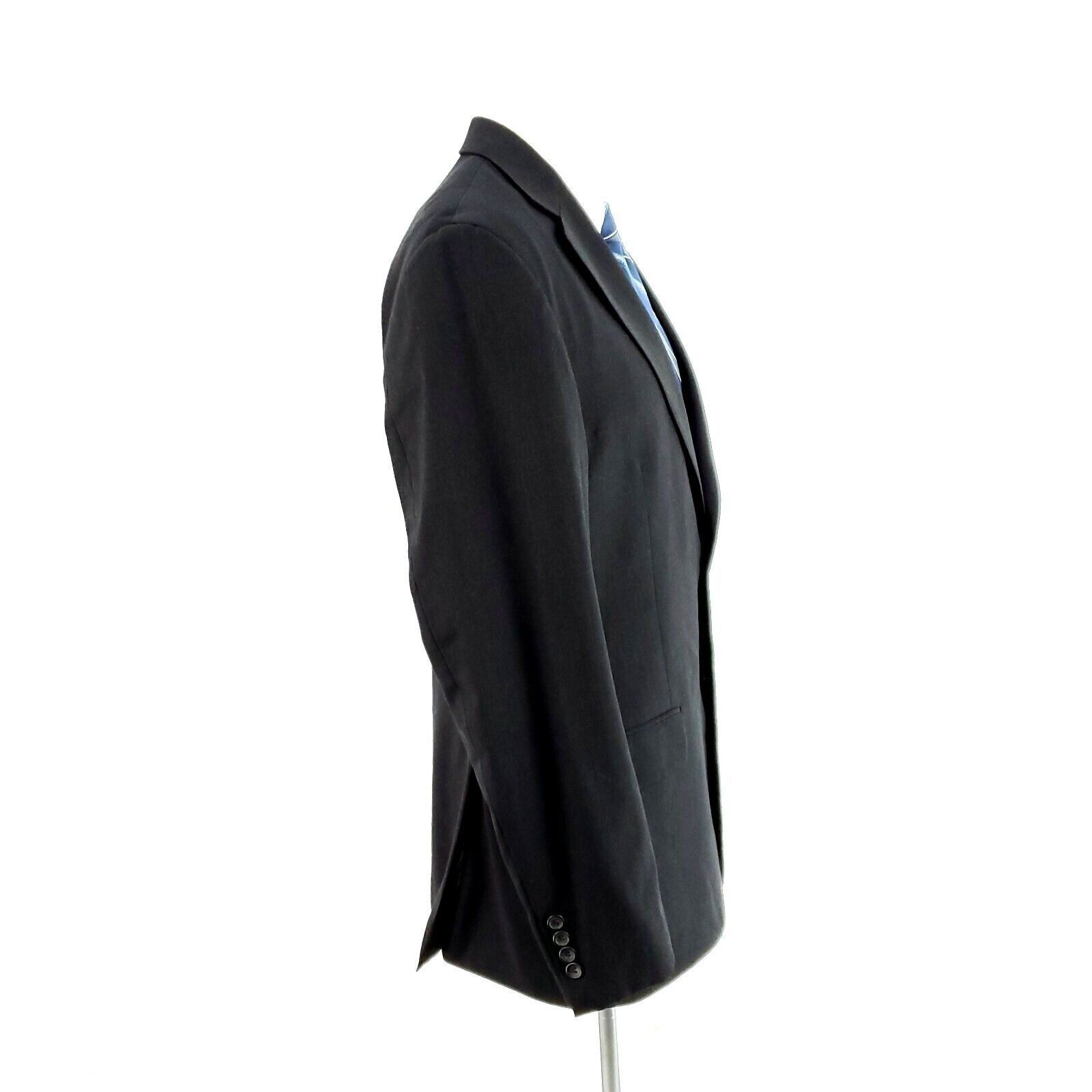 Pronto Uomo Pronto Uomo Platinum Wool 2 Button Blazer 38R Or Slim 40R Bl Size 38R - 6 Thumbnail