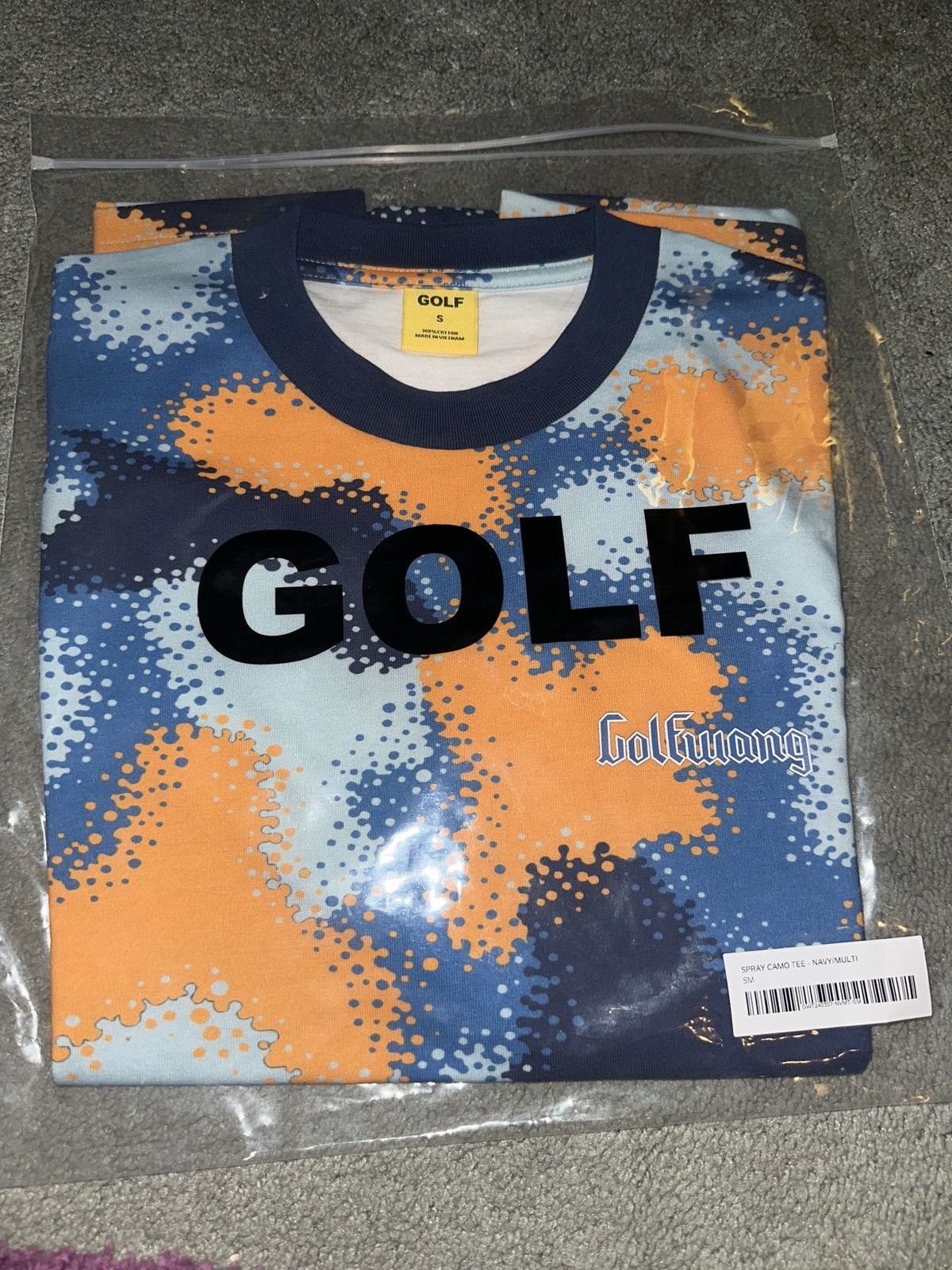 Golf Wang Orange & Blue Camo Golfwang t-shirt Size US S / EU 44-46 / 1 - 2 Thumbnail