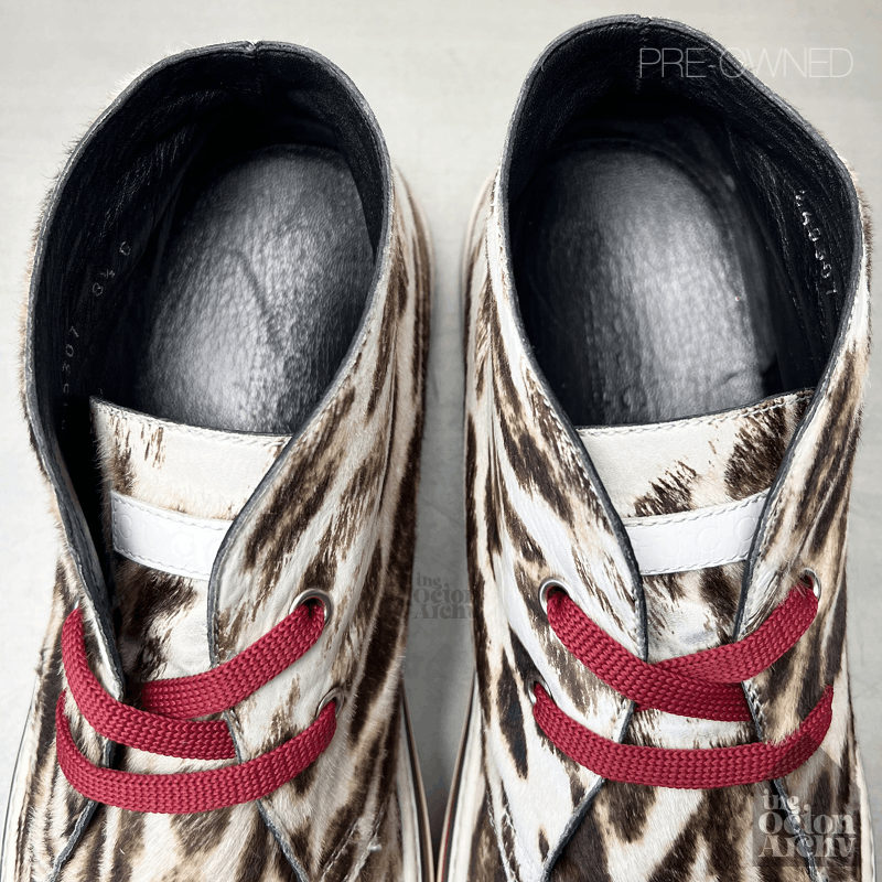 Gucci Gucci Leopard Print Chukka Sneaker 245307 FW2010 Pre-Owned Size US 9 / EU 42 - 10 Thumbnail