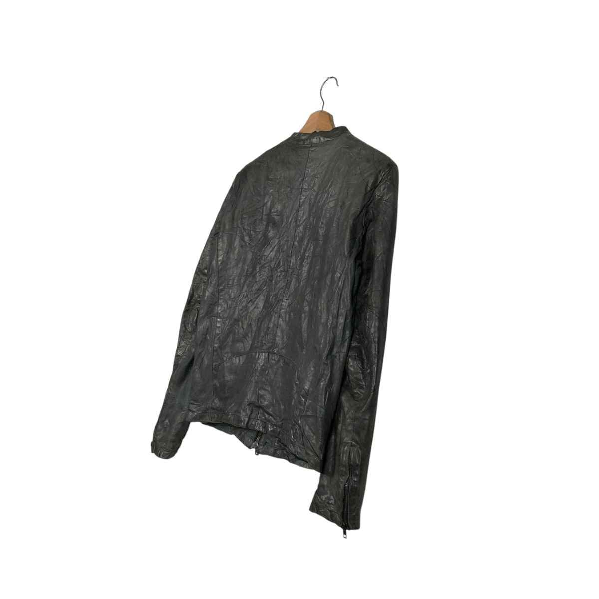 Vera Pelle 🔥CROPPED LEATHER BIKER JACKET BONDAGE SALVATORE SANTORA Size US S / EU 44-46 / 1 - 12 Thumbnail