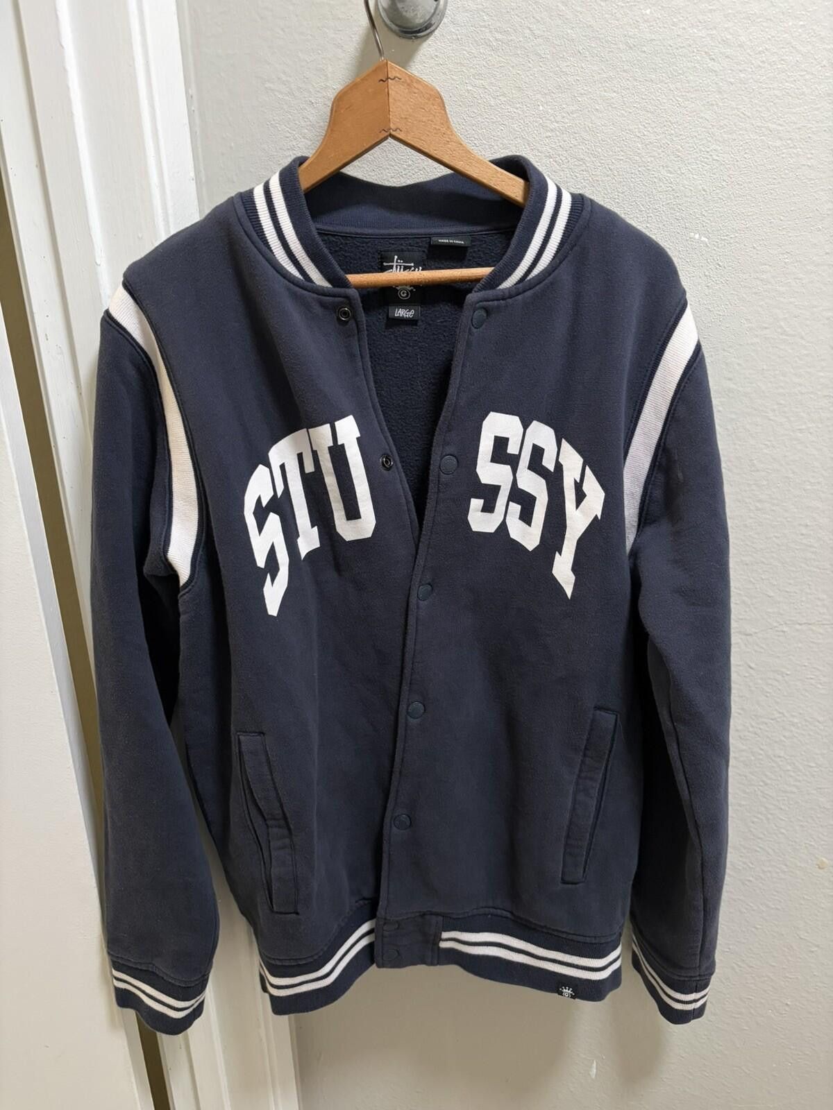 Stussy Varsity Jacket | Grailed