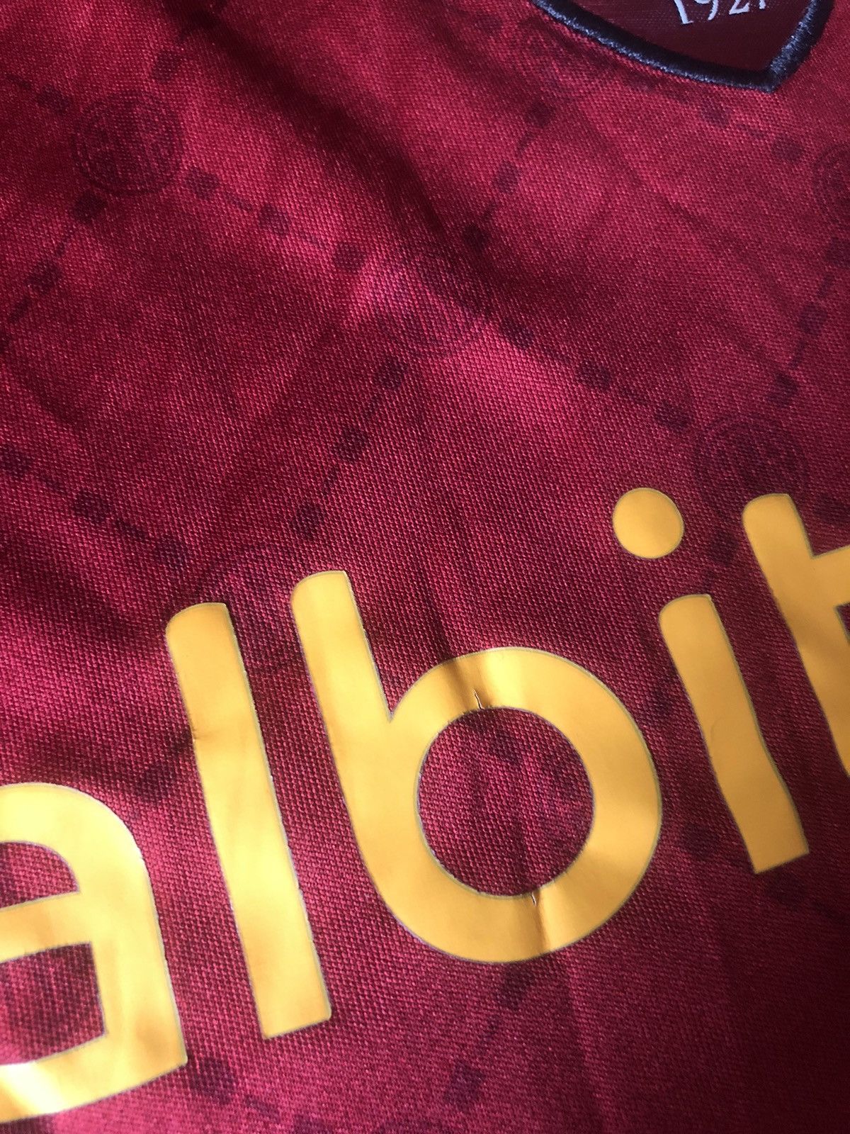 New Balance AS ROMA 2022/23 HOME JERSEY Size US L / EU 52-54 / 3 - 3 Thumbnail