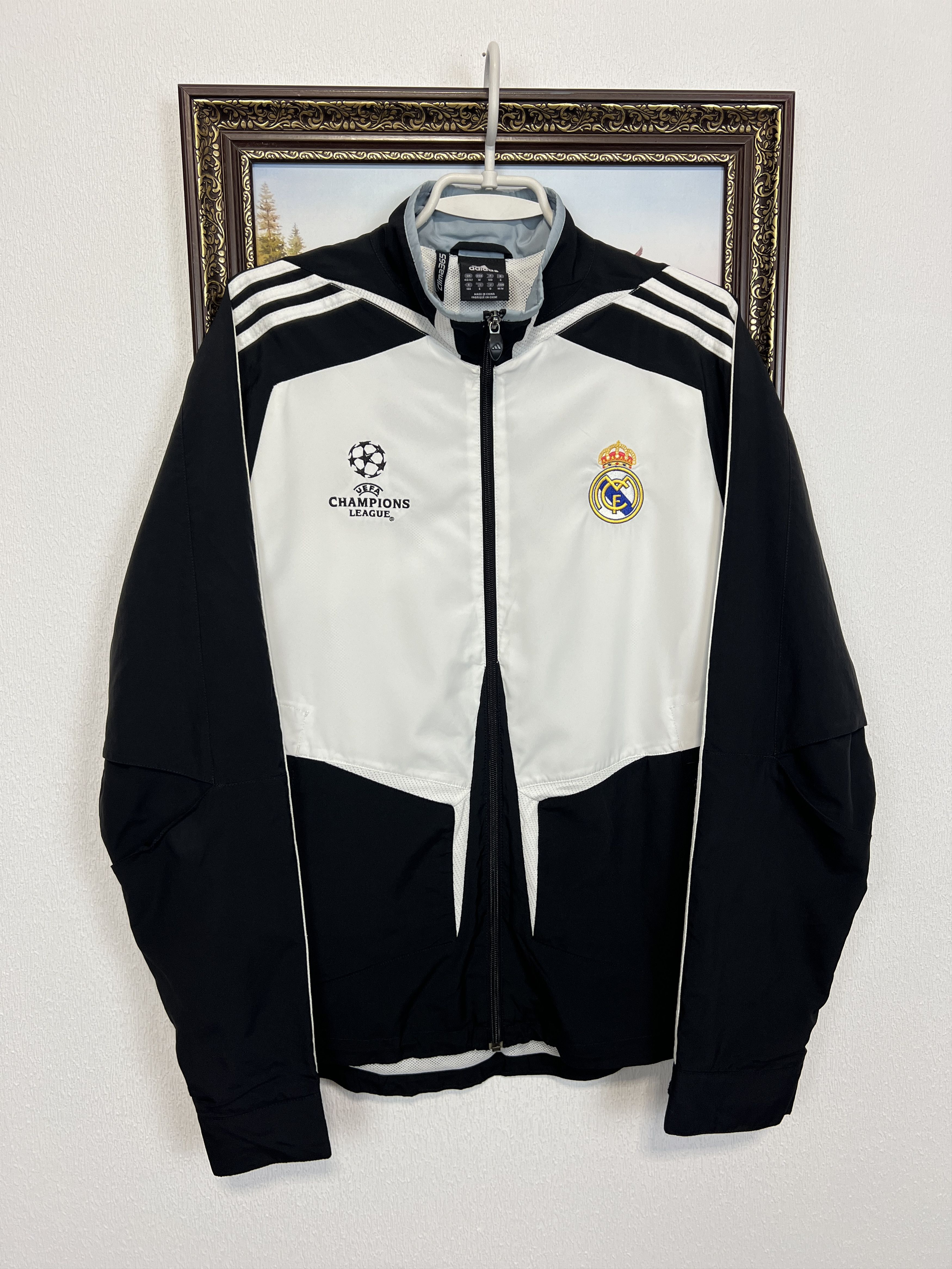 Adidas Vintage Real Madrid Football Train Jacket Soccer Track Top Size US M / EU 48-50 / 2 - 1 Thumbnail
